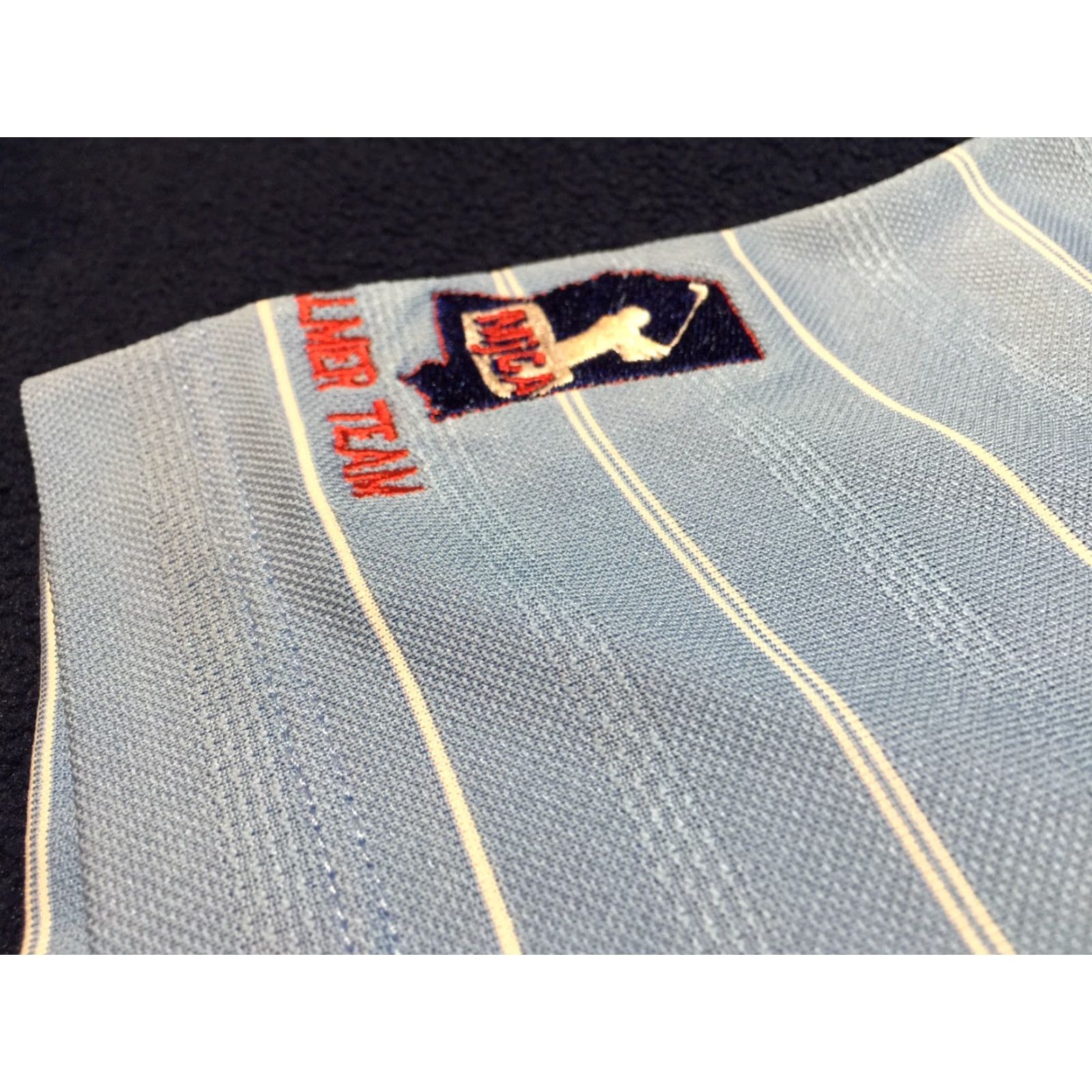 Nike Nike Golf Women's Medium Light Blue Striped Polo Shirt Dri-FIT Short Sleeve Athletic Size M / US 6-8 / IT 42-44 - 7 Thumbnail