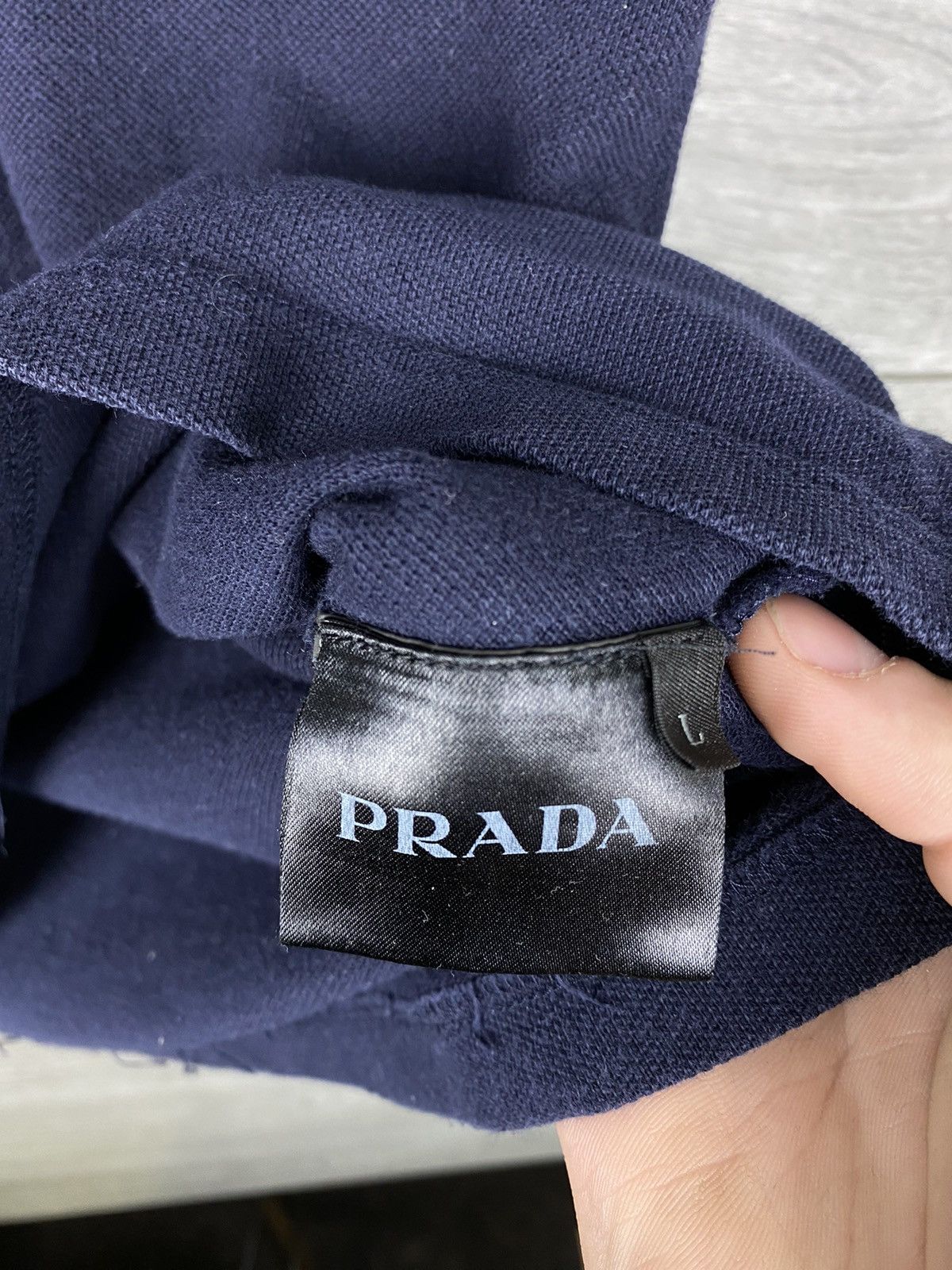 Prada Mens Prada Polo T Shirt Tee Size US L / EU 52-54 / 3 - 9 Thumbnail