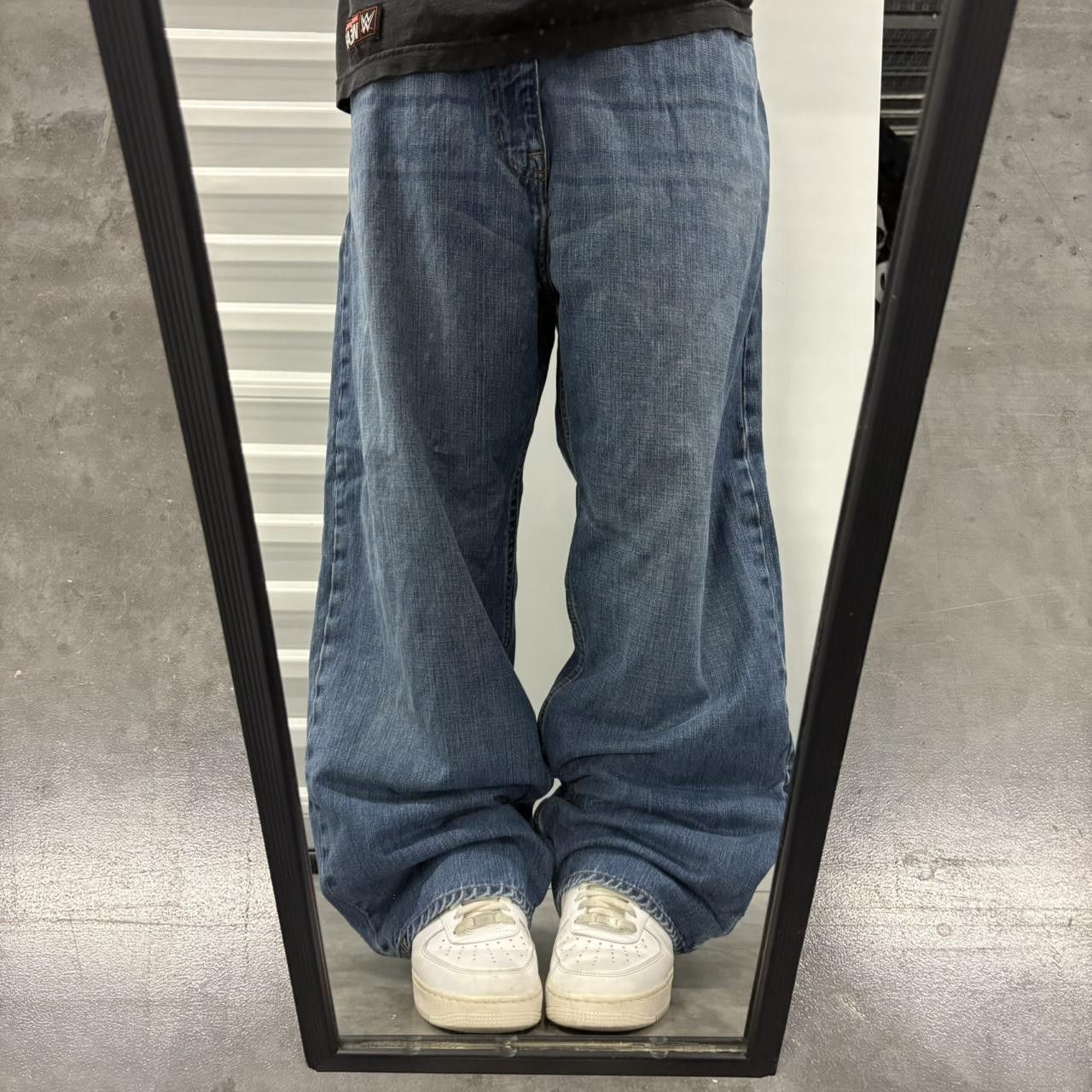 Vintage Crazy Vintage Y2K/2000s Super Baggy Wideleg Arizona Jeans Medium Wash Denim Jeans! Size US 44 / EU 60 - 1 Thumbnail