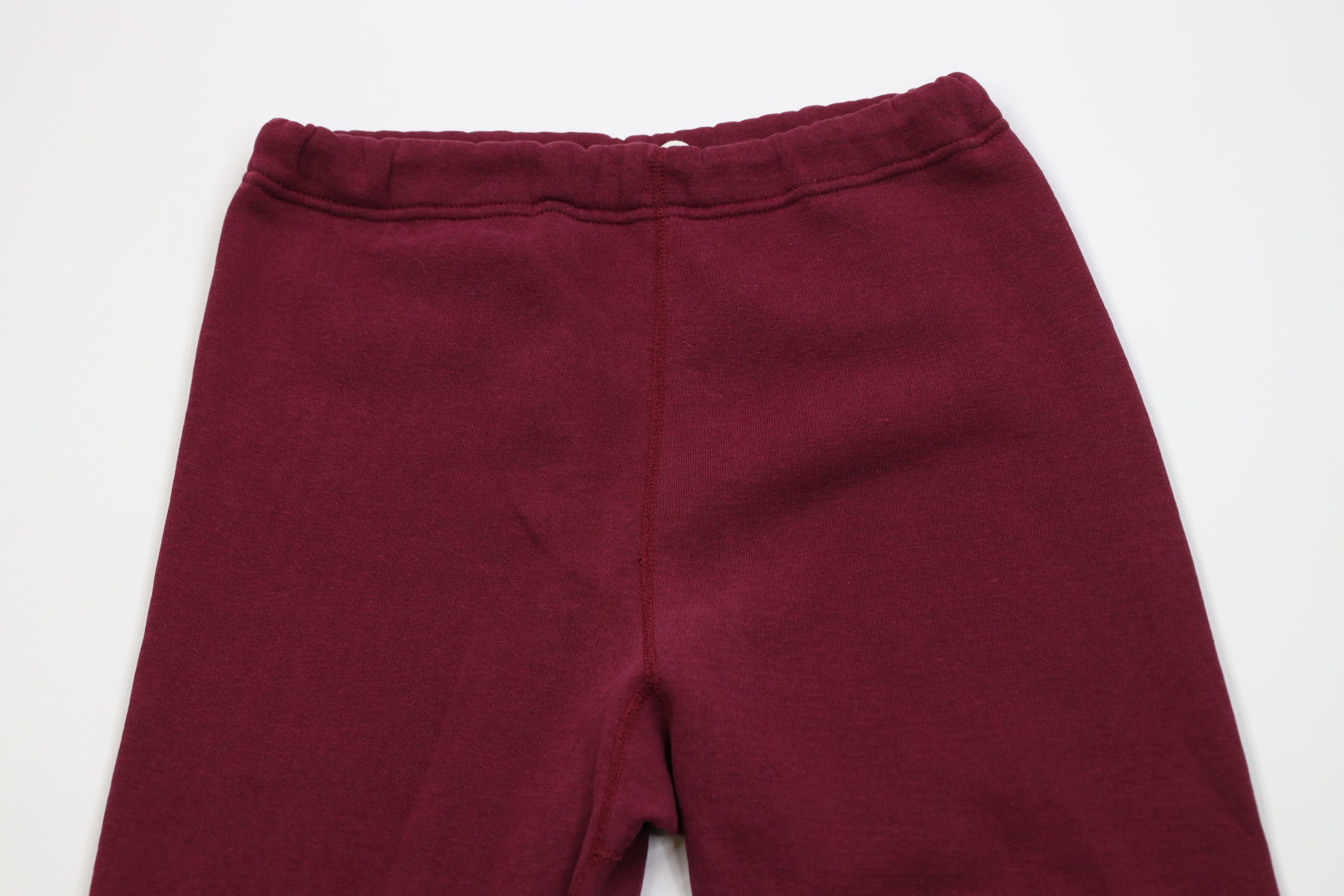 Vintage Vintage 70s Streetwear Gusset Sweatpants Joggers Maroon USA Size US 36 / EU 52 - 2 Thumbnail