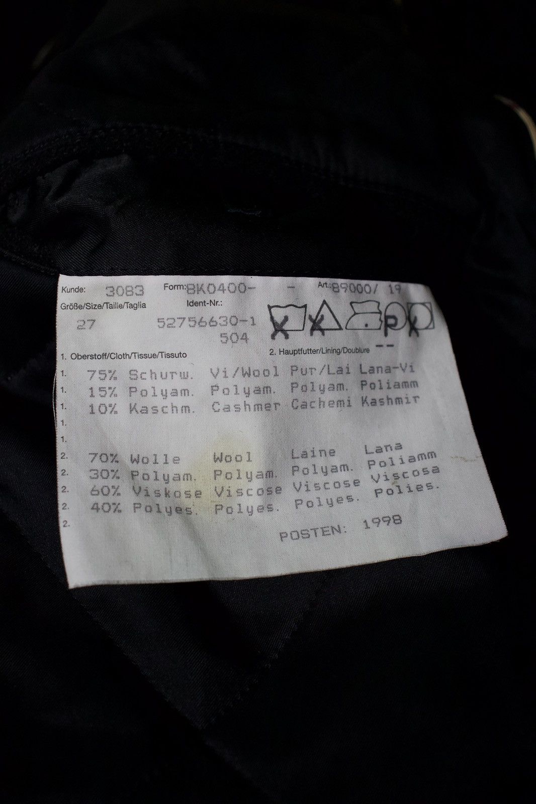 Burberry Burberry London 1998 Vintage Overcoat Wool & Cashmere Blend Size US XL / EU 56 / 4 - 19 Thumbnail