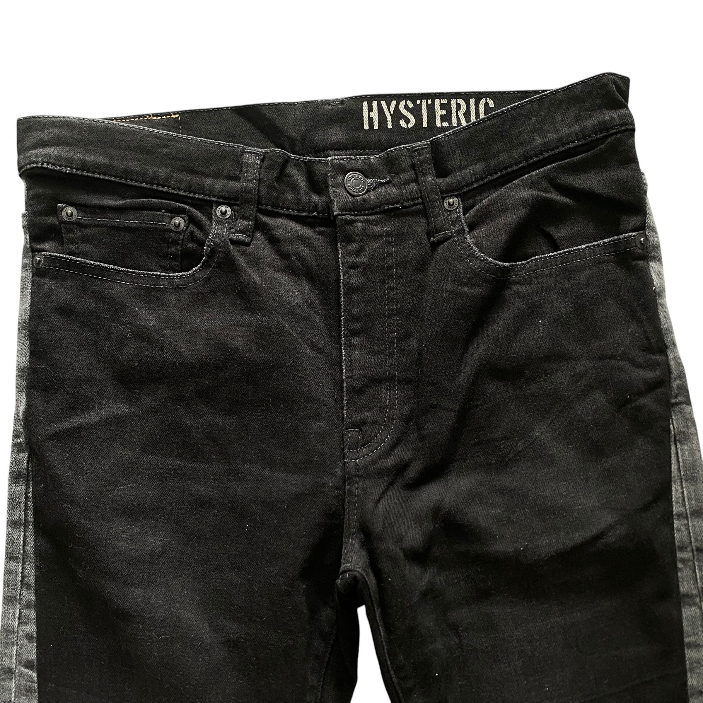 Hysteric Glamour Hysteric Glamour Two Tone Hybrid Denim Pants Size US 31 - 2 Thumbnail