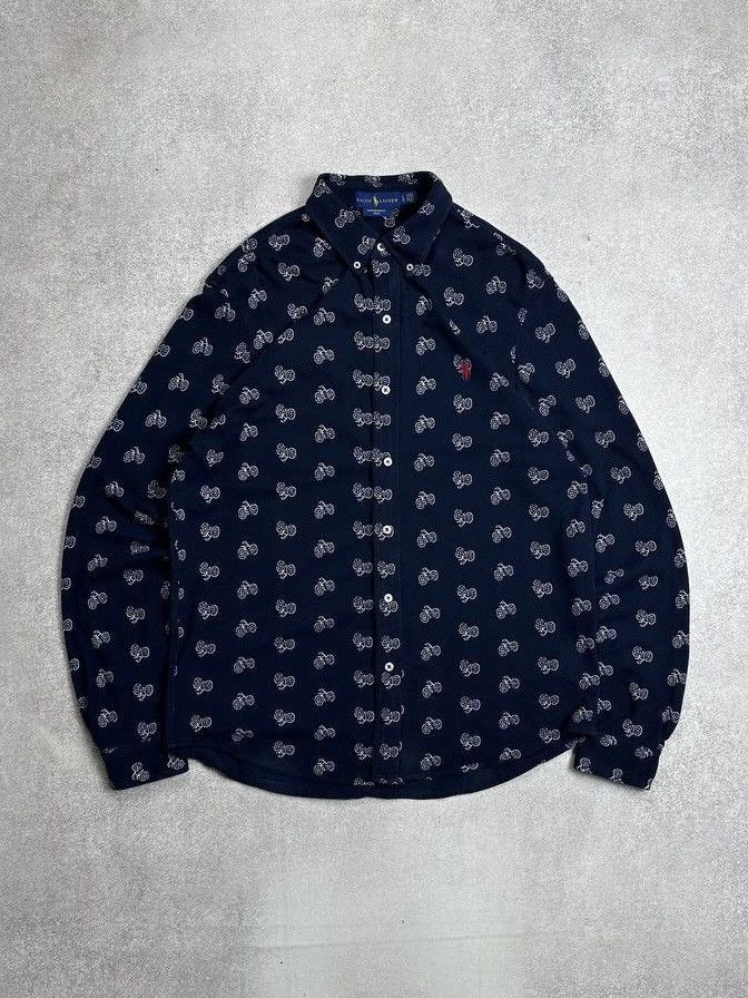 Polo Ralph Lauren Vintage Polo Ralph Lauren Y2K Travis Style Button Shirt L Size US L / EU 52-54 / 3 - 1 Thumbnail