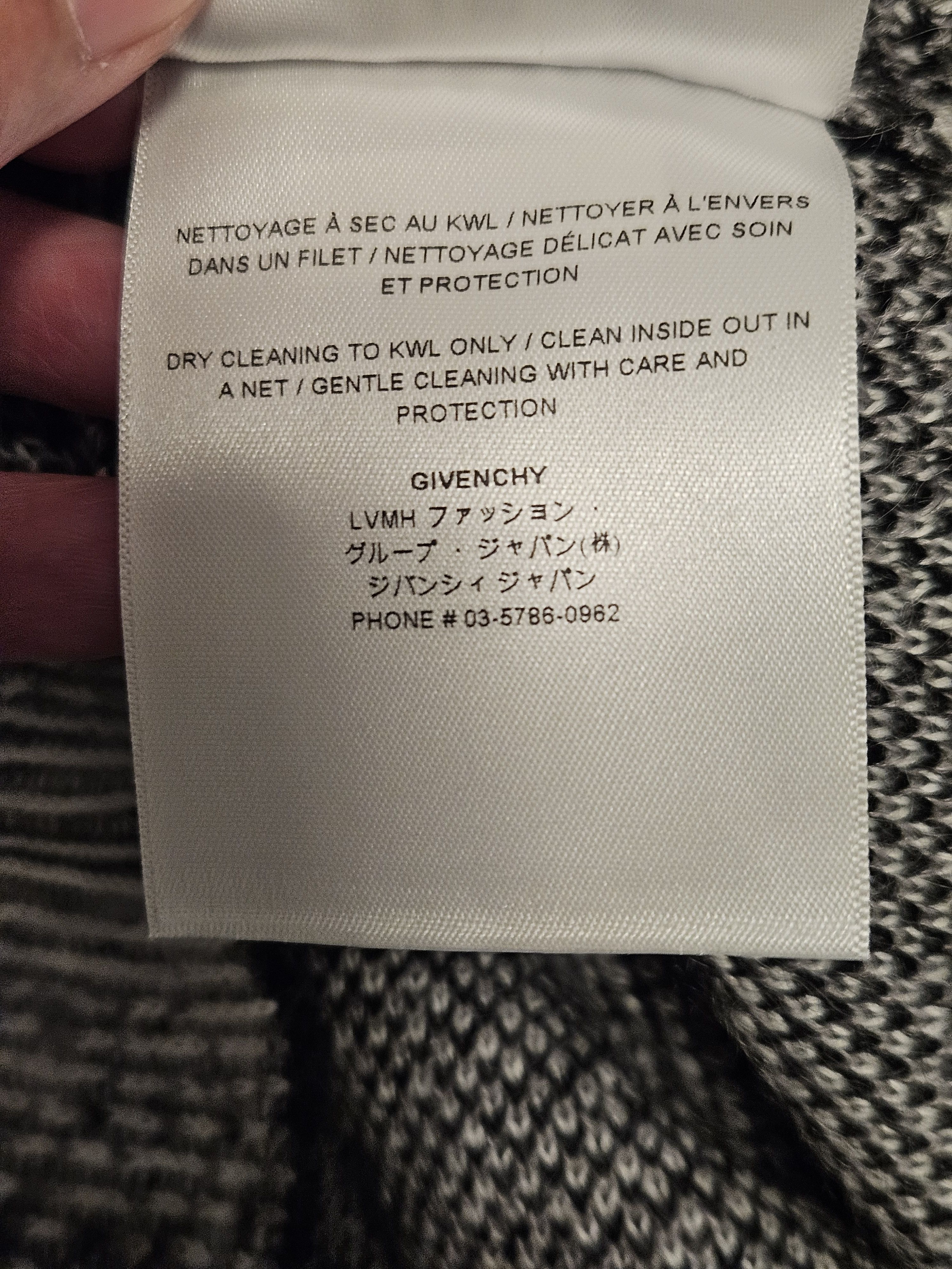 Givenchy 4G Checked Mohair Sweater Size US L / EU 52-54 / 3 - 14 Thumbnail