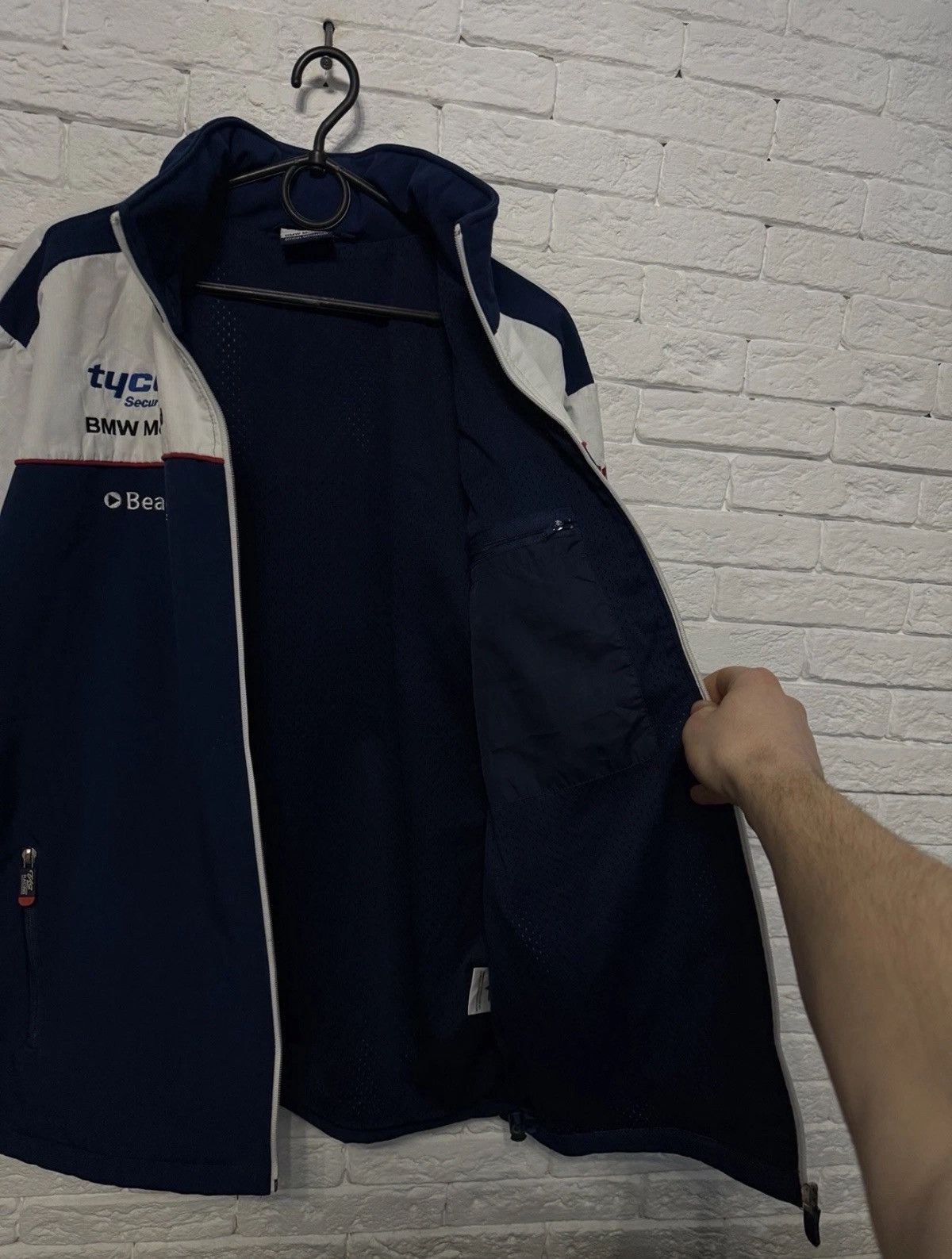 BMW BMW Motorroad Official Racing Shell Hooded Jacket Full Zip Size US XL / EU 56 / 4 - 14 Thumbnail