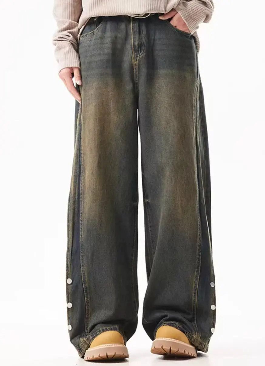 Designer × Japanese Brand Vintage Hip Hop Punk Loose Casual Pants Size US 31 - 1 Thumbnail