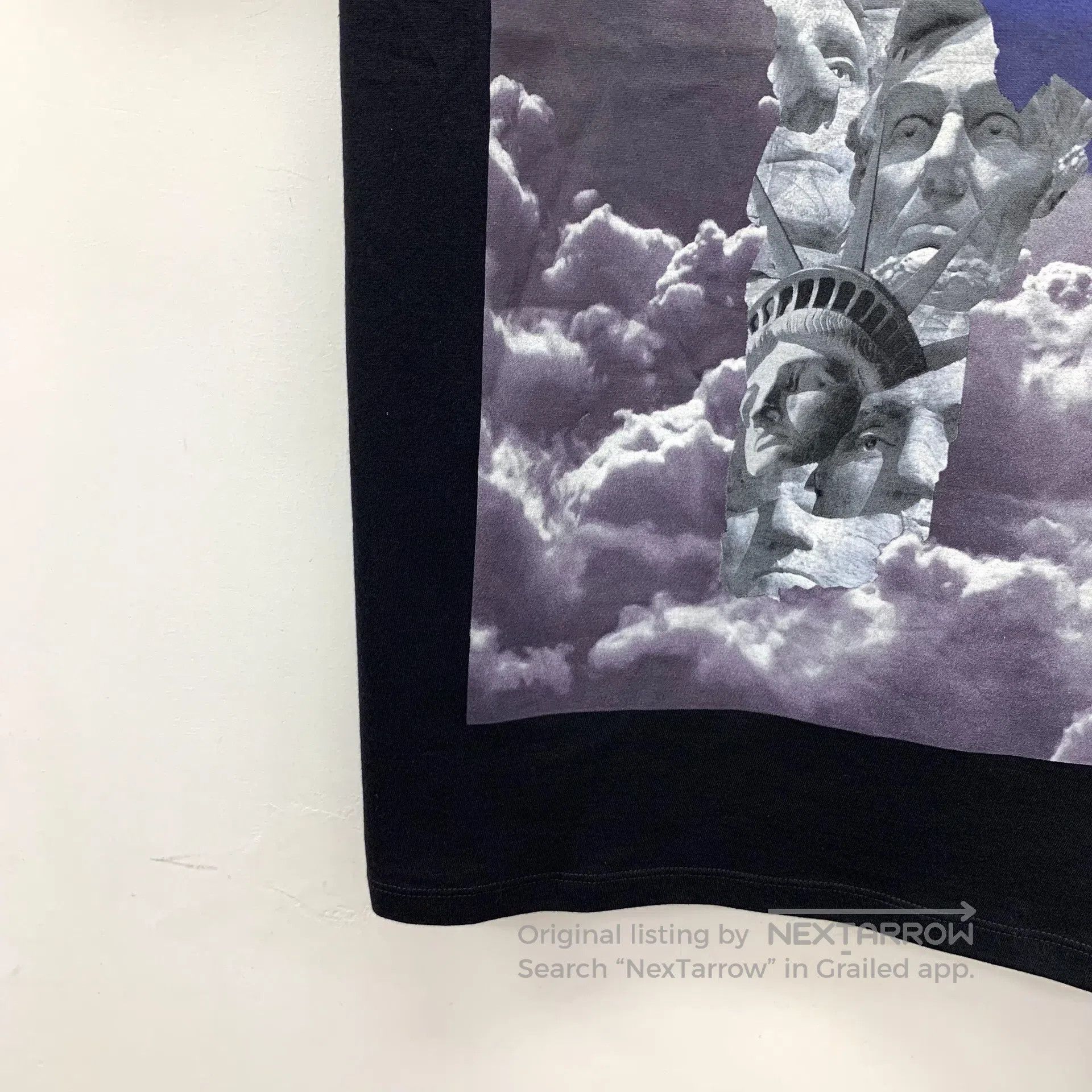 Neil Barrett Neil Barrett Black Statue of Liberty Image Print Cotton Ro Size US S / EU 44-46 / 1 - 4 Thumbnail