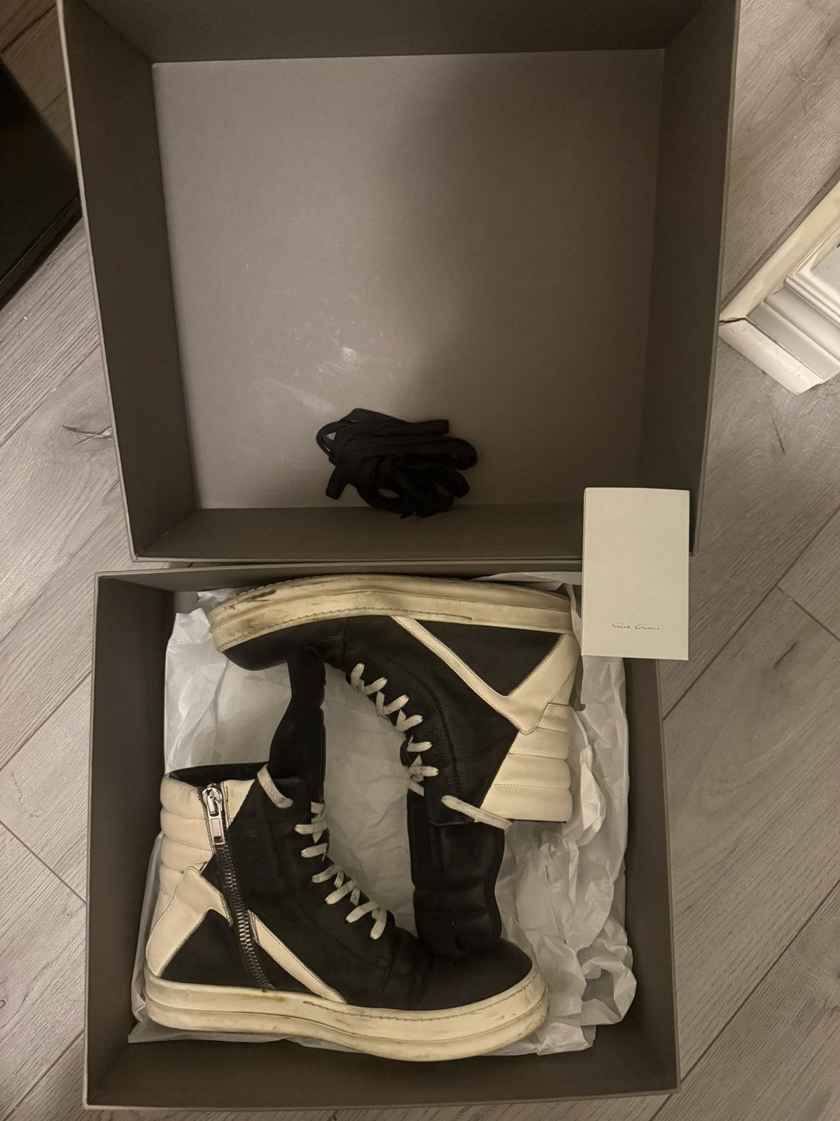 Rick Owens Rick Owens Geobaskets Size US 9.5 / EU 42-43 - 1 Thumbnail