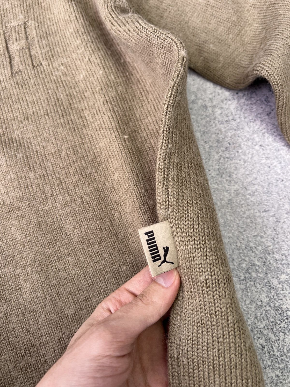 Puma × Vintage Vintage Puma 90s wool sweater Size US S / EU 44-46 / 1 - 6 Thumbnail