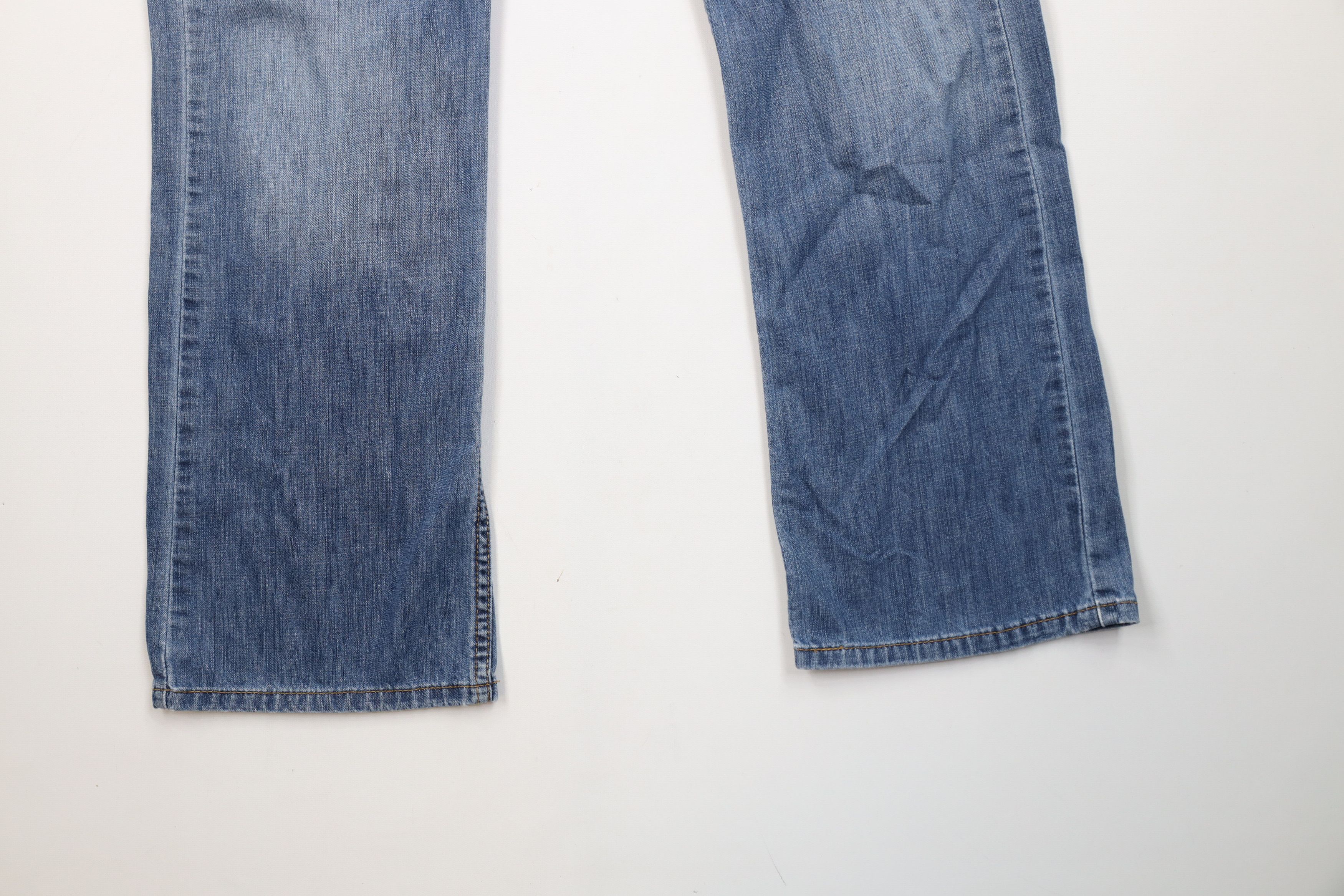 Levi's Vintage Y2K Levis 527 Fit Bootcut Wide Leg Denim Jeans Blue Size US 34 / EU 50 - 4 Thumbnail