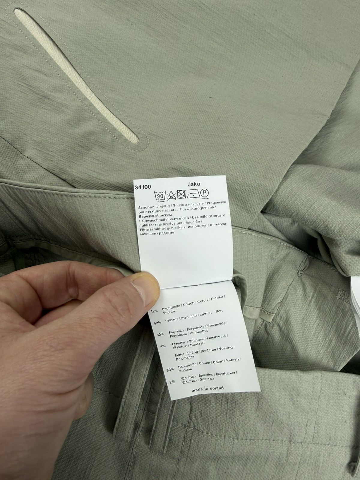 Annette Gortz Annette Gortz Women’s Cotton/Linen Suit Size 38 Size XS / US 0-2 / IT 36-38 - 21 Thumbnail