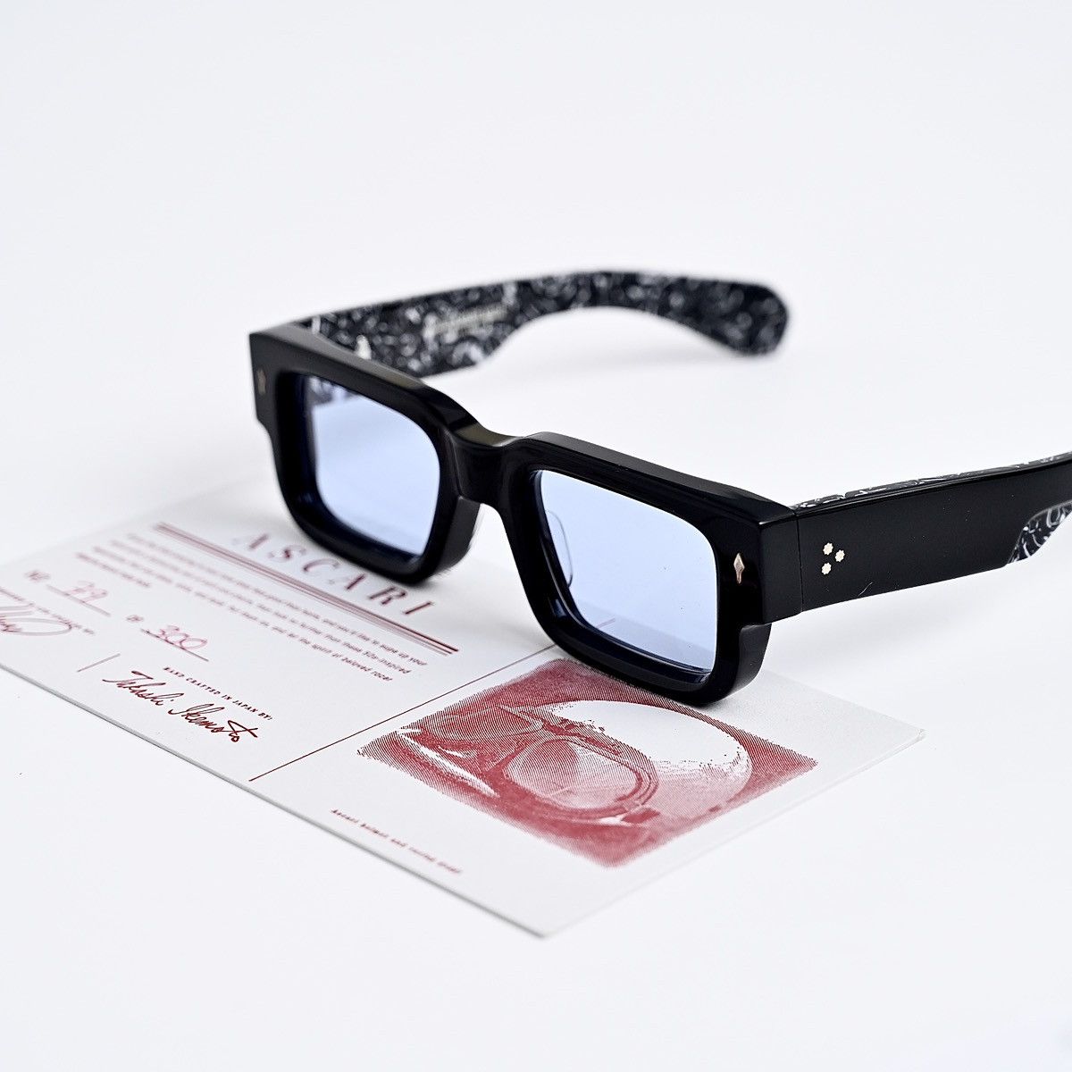 Jacques Marie Mage JACQUES MARIE MAGE ASCARI NERO SUNGLASSES Size ONE SIZE - 12 Thumbnail