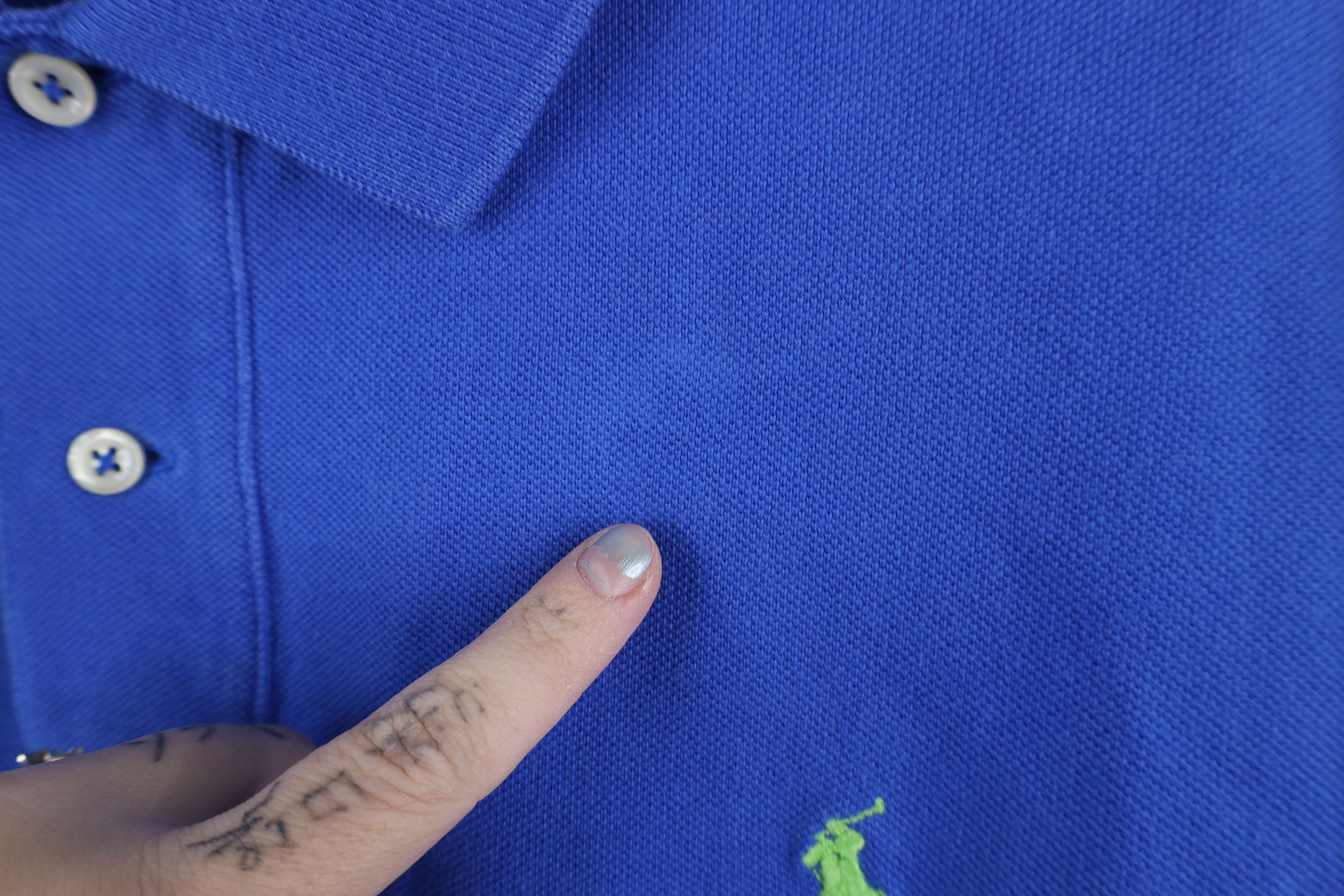 Ralph Lauren × Vintage Vintage 90s Ralph Lauren Short Sleeve Collared Polo Shirt Size US XL / EU 56 / 4 - 5 Thumbnail