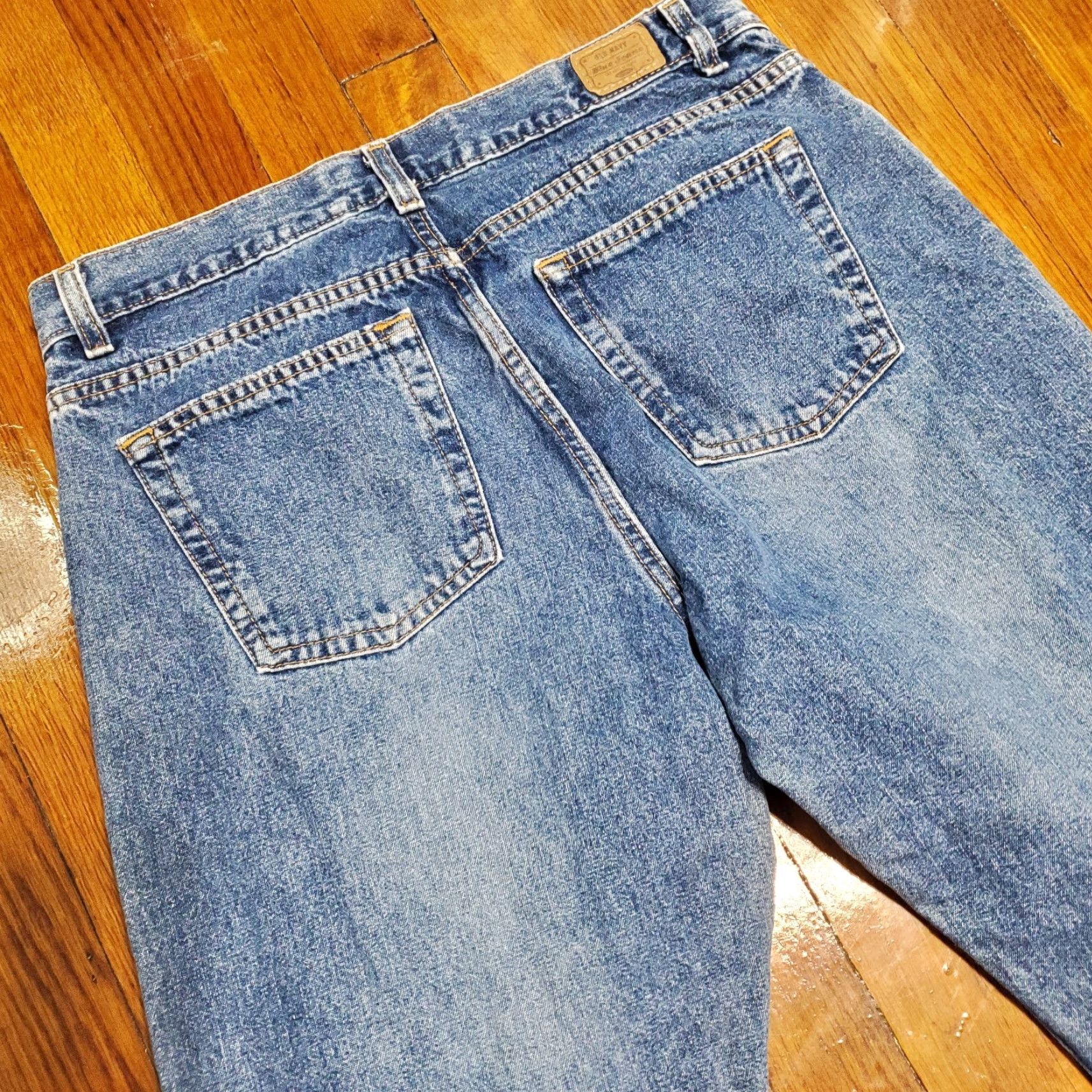 Old Navy VINTAGE Old Navy Jeans Women 12 Short Bootcut Mid Rise Denim Blue 90s Retro USA Womens Size 34" / US 12 / IT 48 - 3 Thumbnail