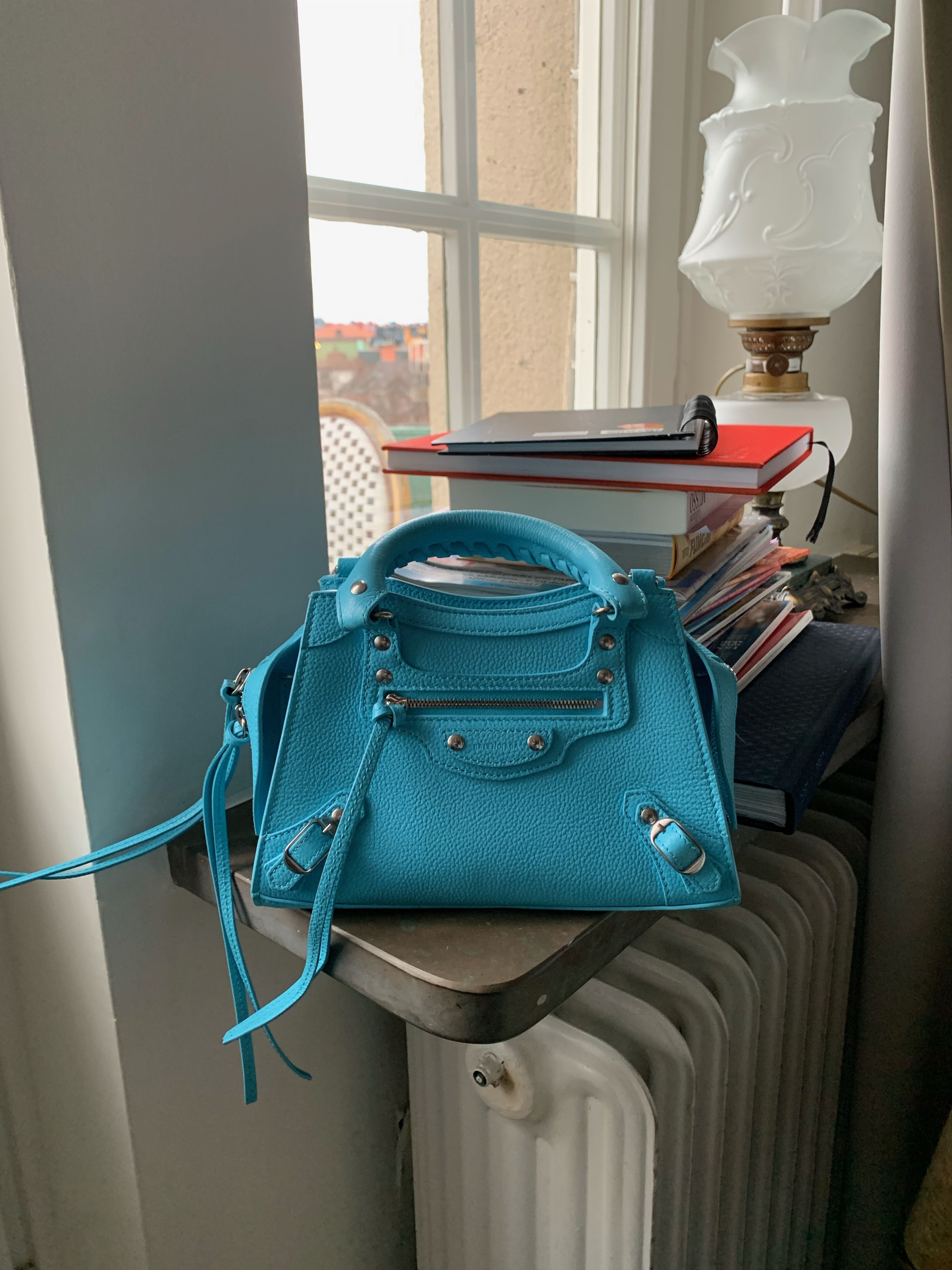 Balenciaga mini city blue hotsell