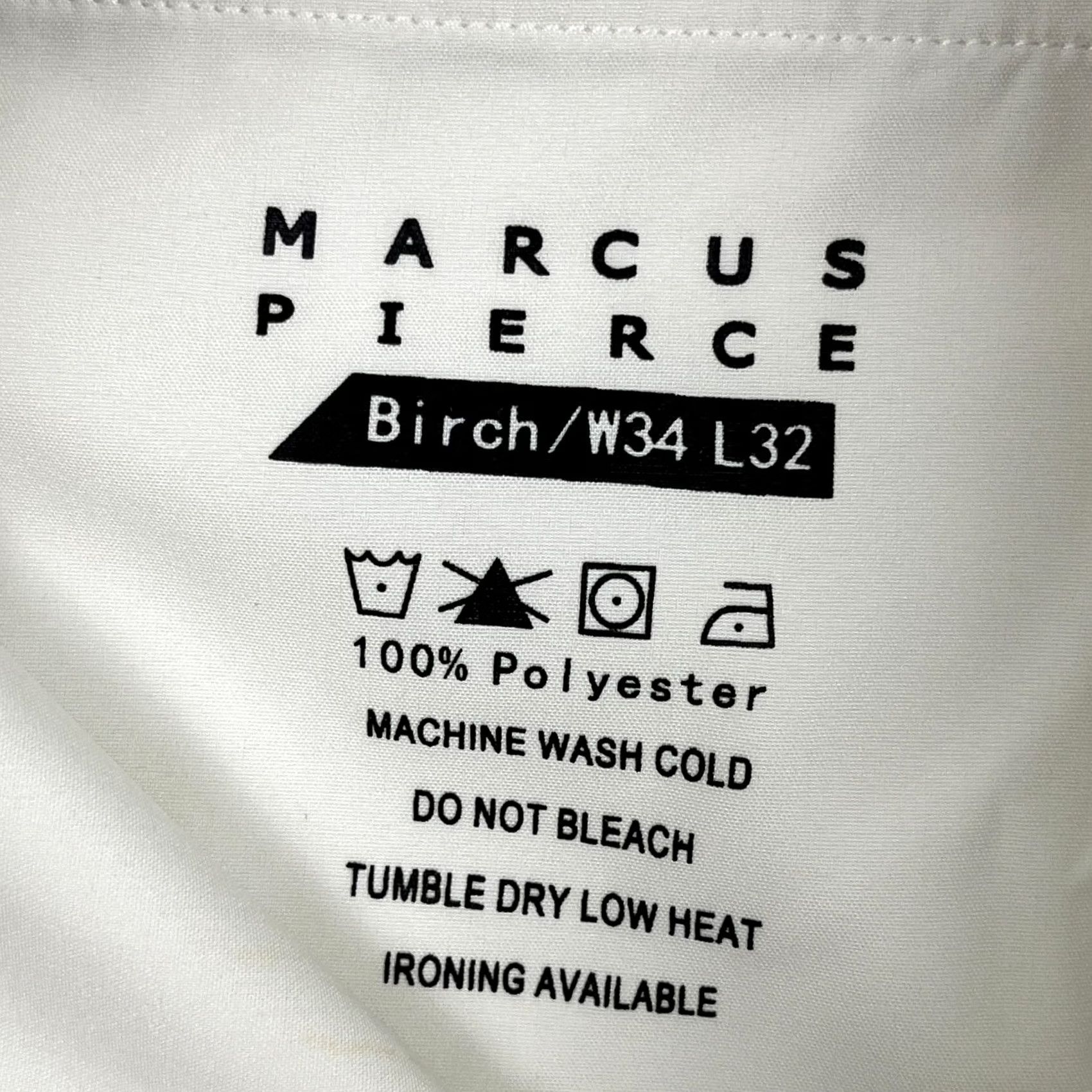 Vintage Marcus Pierce Renegade Pants Mens 34 x 31 Slim Straight Birch Brown Casual Golf Pants Mens Slim 34x31 Brown Exterior: Button, Zipper, Logo Vintage: No Size US 34 / EU 50 - 2 Thumbnail