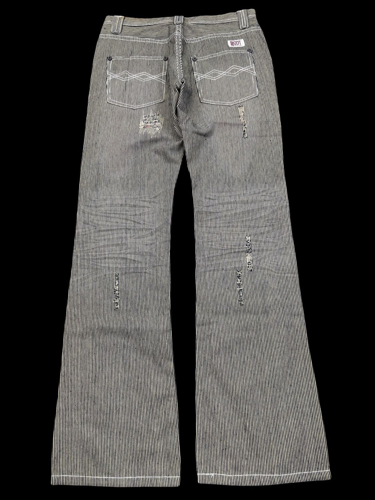 Seditionaries 💥Flare💥Risot Hickory Boro Distressed Multipocket Pant F719 Size US 31 - 2 Thumbnail