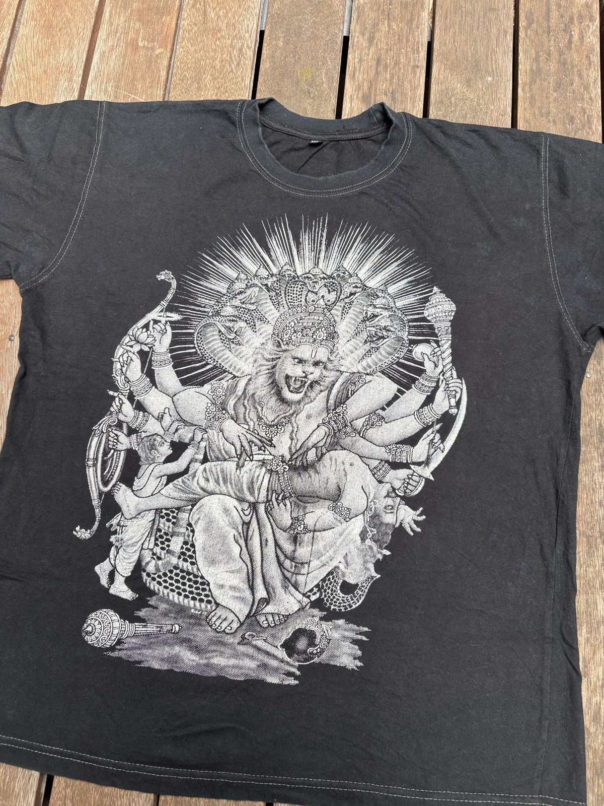 Vintage T-shirt Narashima Hindu Size US L / EU 52-54 / 3 - 2 Thumbnail