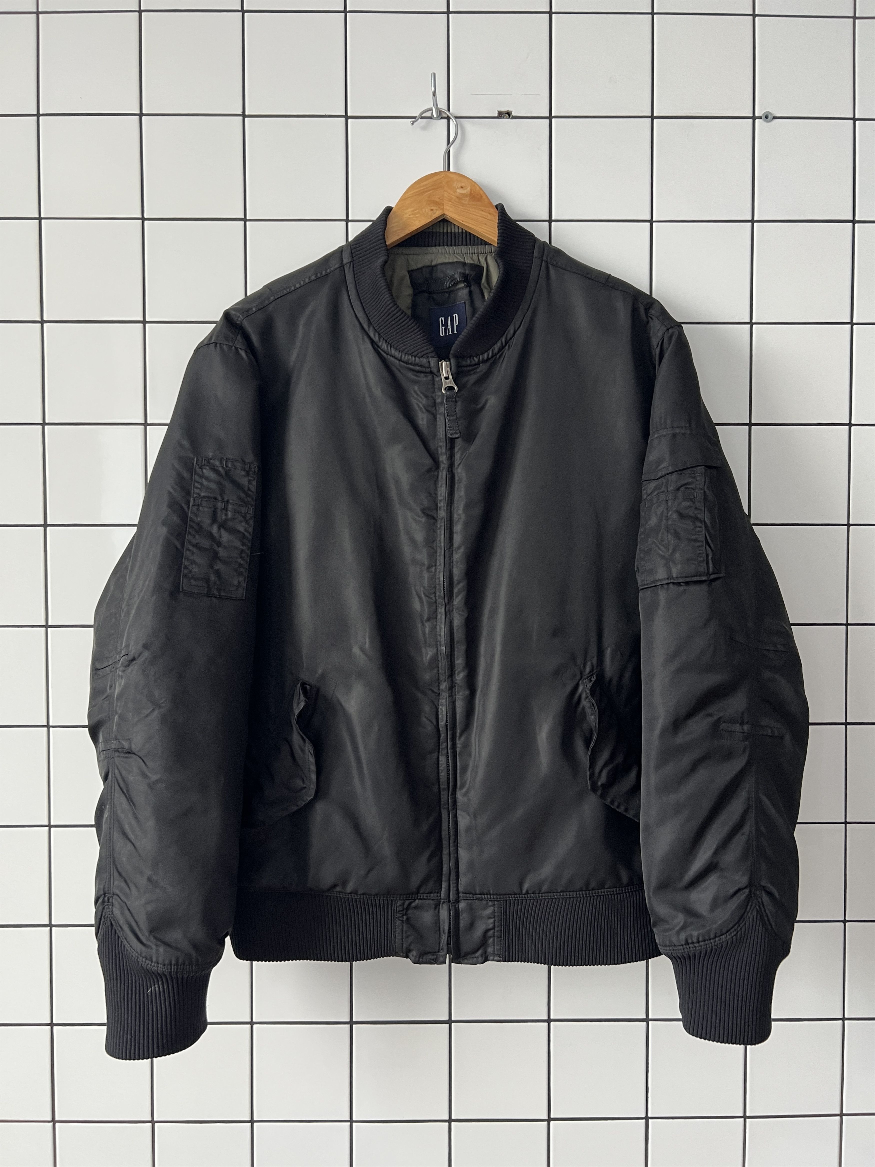 Vintage Vintage GAP Bomber Jacket Flight MA 1 A7567 | Grailed