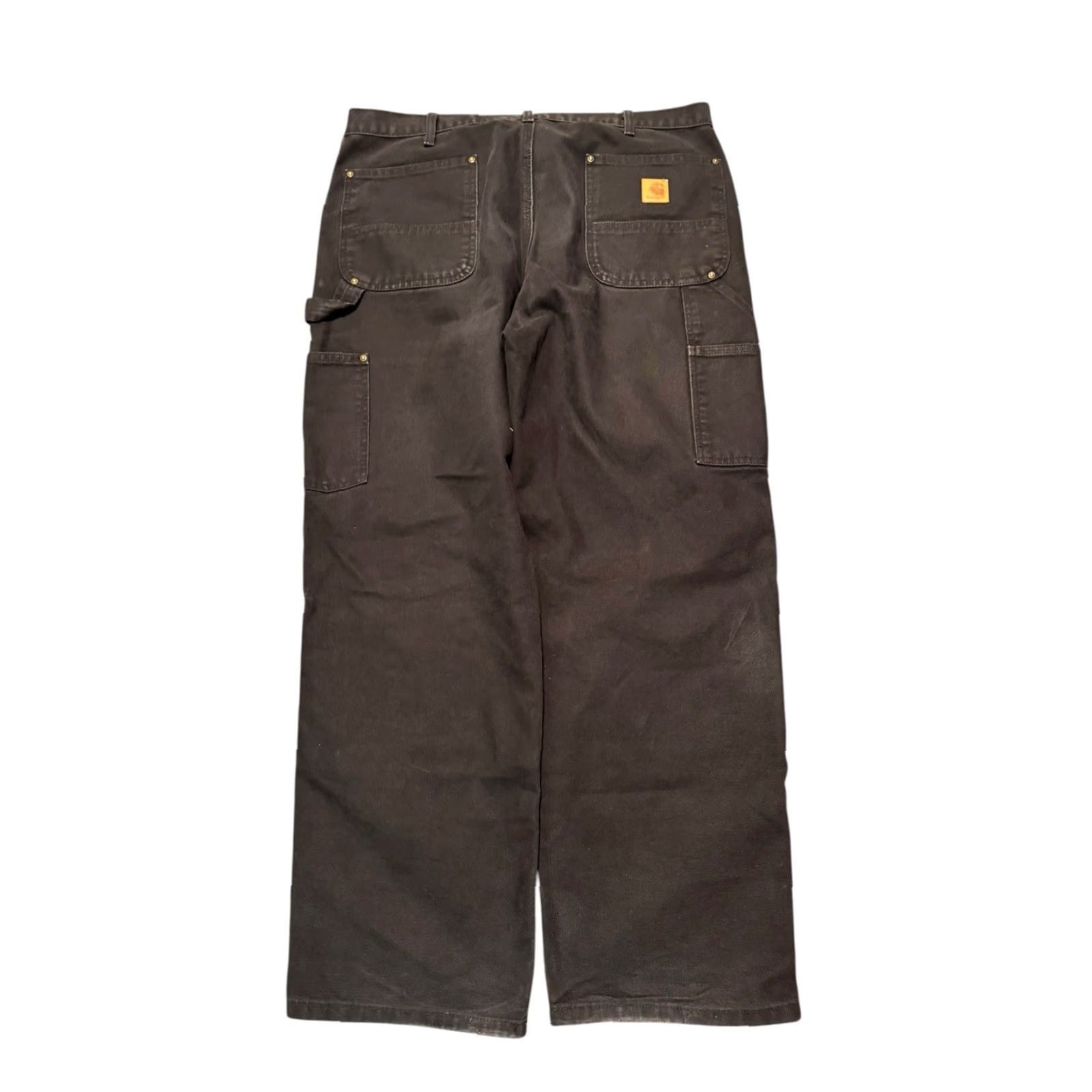 Carhartt Carhartt Pants Men 36x30 Black Double Knee Carpenter Cargo B136 BLK Loose Fit Size US 36 / EU 52 - 7 Thumbnail