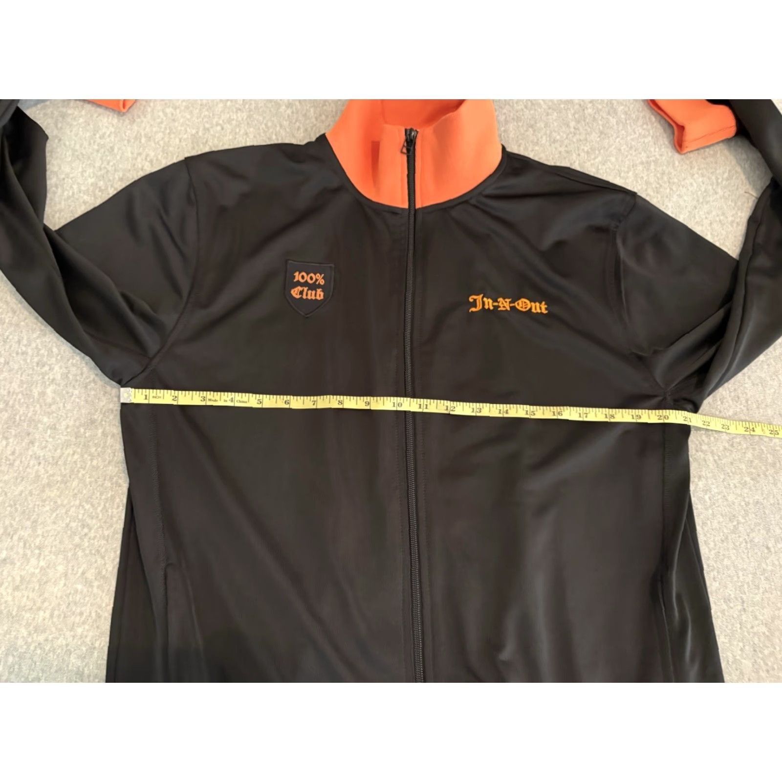 Vintage VINTAGE? (if applicable) In-N-Out Burger Jacket Black Polyester Full Zip Track Jacket Medium Men M Size US M / EU 48-50 / 2 - 7 Thumbnail