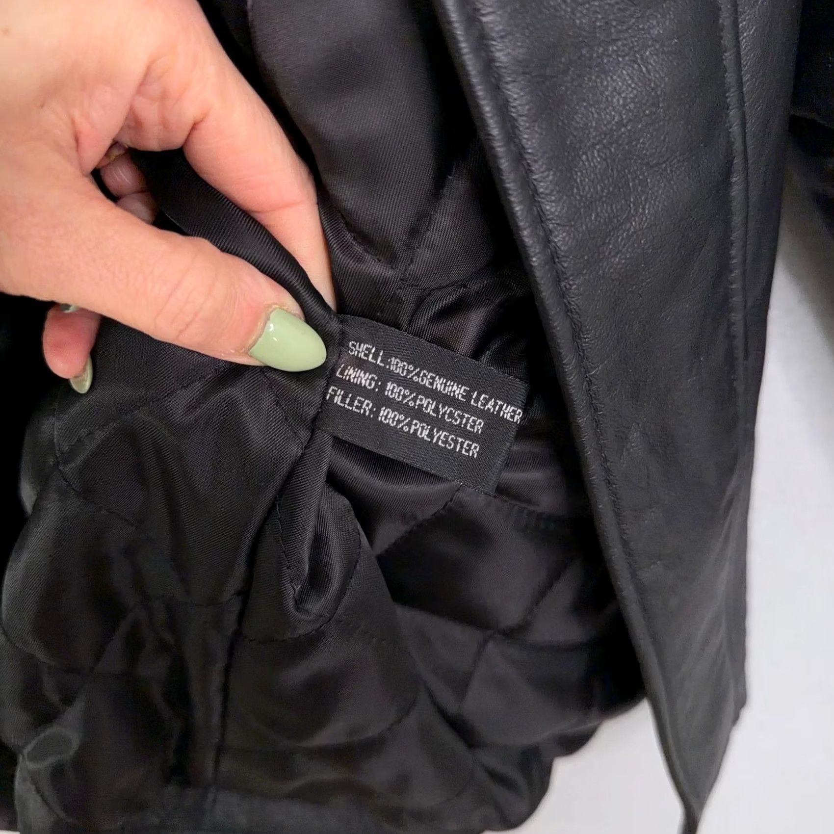 Vintage Preswick & Moore Jacket Mens Large Black Leather Quilted Zip Pockets Insulated Size US L / EU 52-54 / 3 - 6 Thumbnail