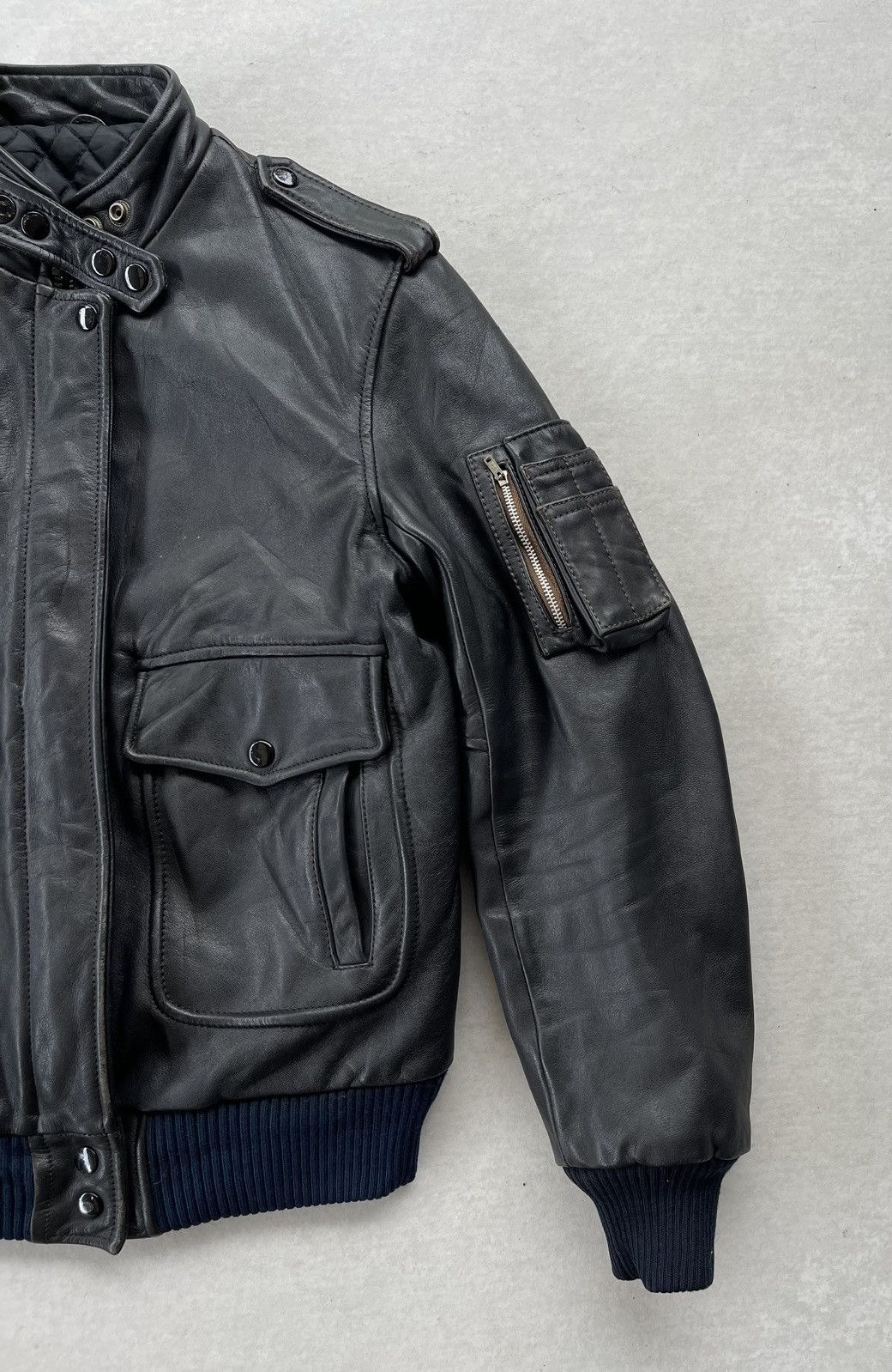 The Real McCoy's 🔥Vintage Us Air Force Genuine Leather Flight Bomber Jacket Size US S / EU 44-46 / 1 - 6 Thumbnail