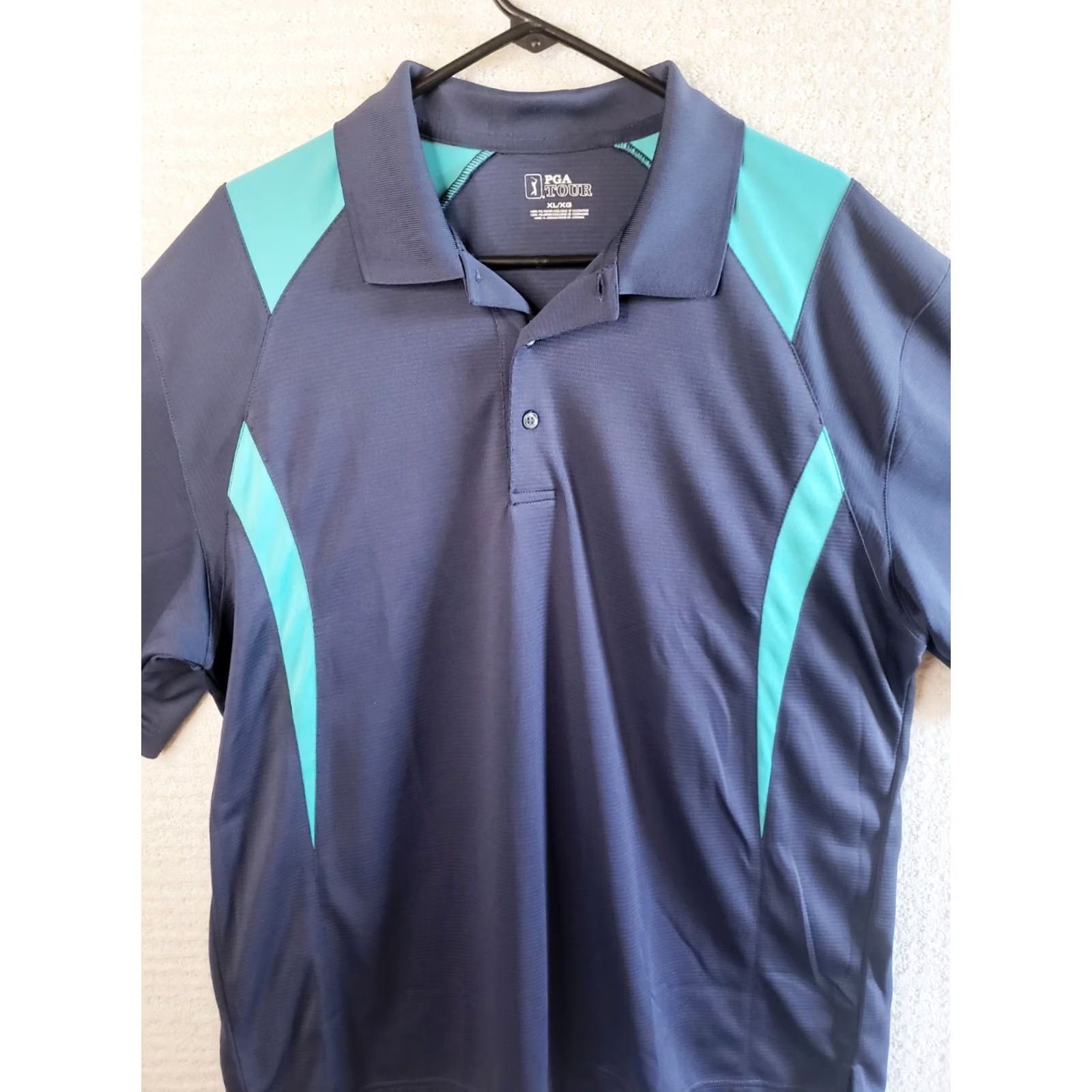 PGA Tour PGA Tour Golf Polo Shirt Short Sleeve Blue Teal Accents XL Men Shirt Polo Nike? Size US XL / EU 56 / 4 - 2 Thumbnail