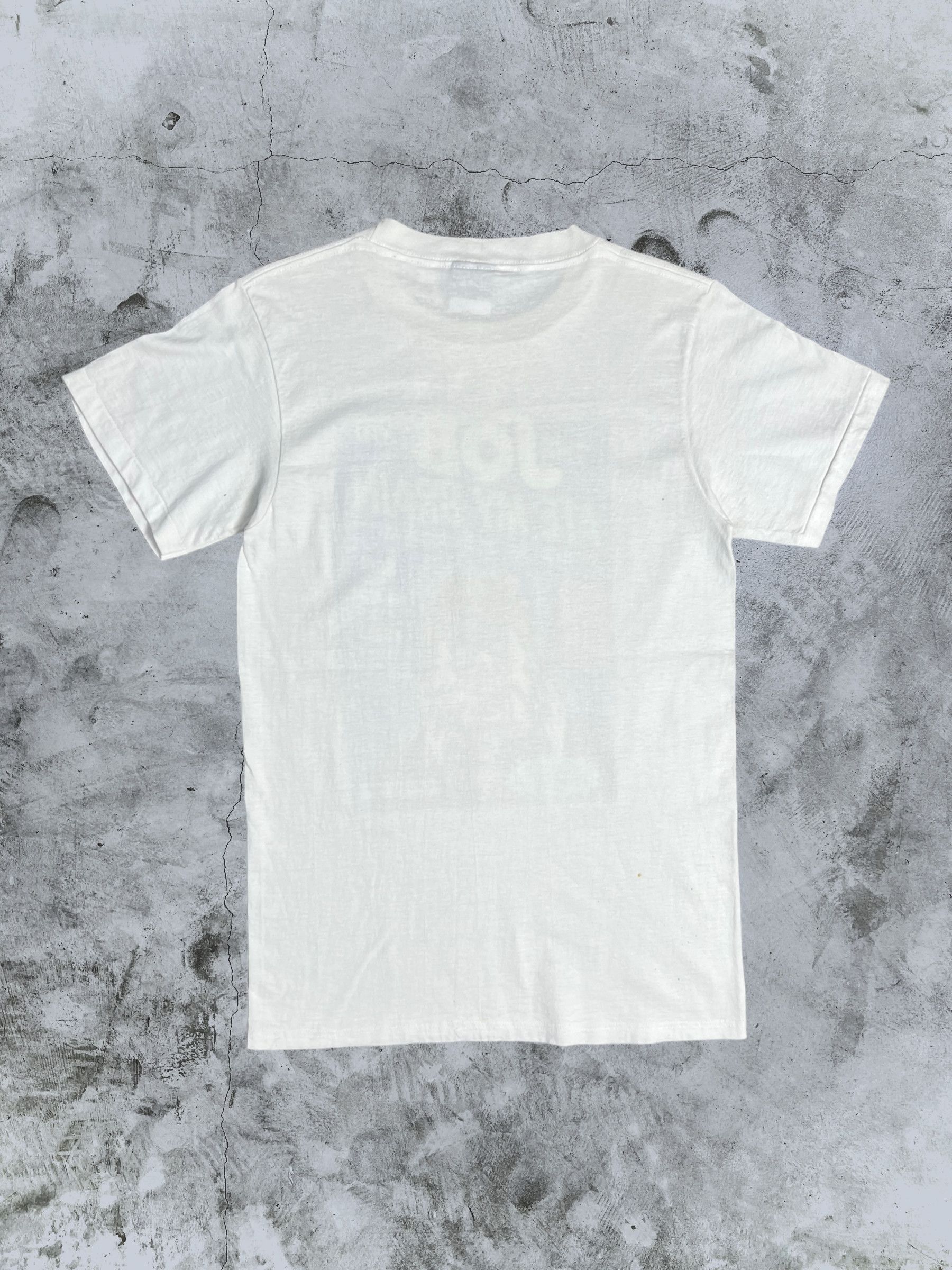 Vintage Vtg 80s Fun-O-Rama Job Ate My Brain Parody Art T (M) GTMD748 Size US M / EU 48-50 / 2 - 9 Thumbnail
