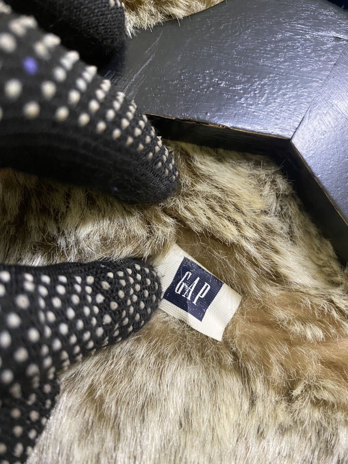 Gap VINTAGE Y2K GAP FAUX FUR LINING VEST JACKET Size S / US 4 / IT 40 - 4 Thumbnail
