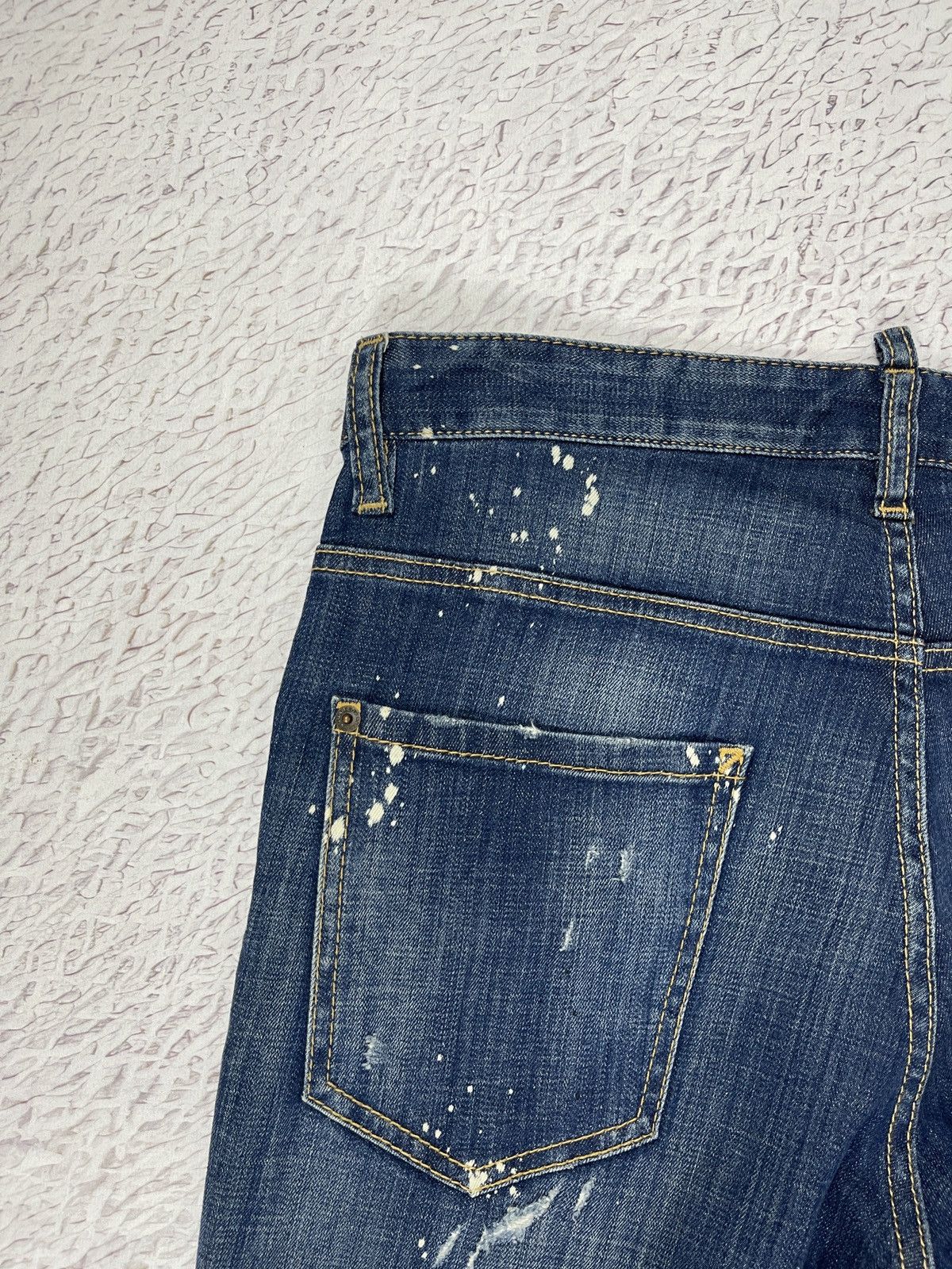 Dsquared2 DSQUARED2 cropped JEANS - SKATER JEAN distressed painted Size US 32 / EU 48 - 18 Thumbnail