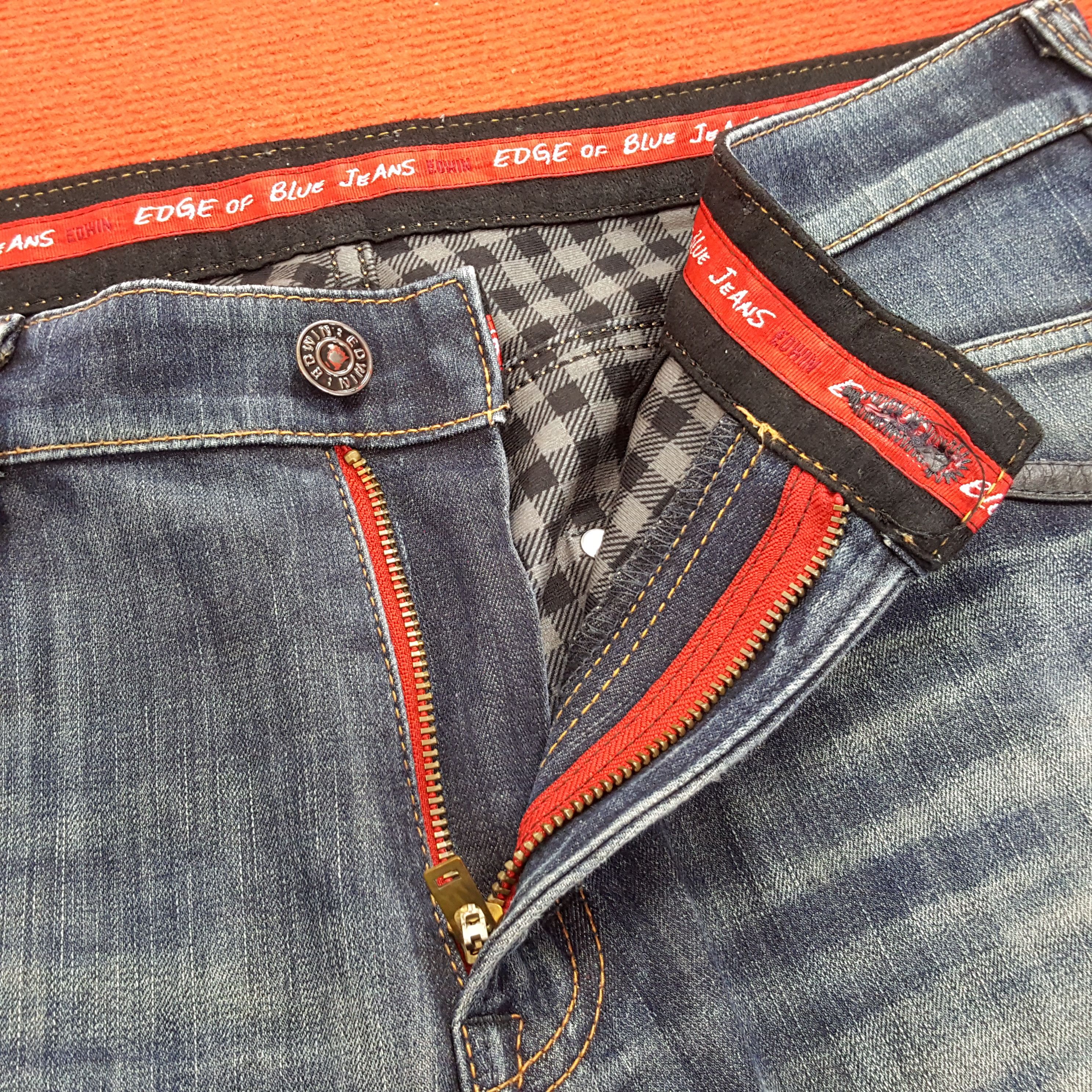 Edwin × Japanese Brand × Vintage Edwin Streetwear Style Jeans Size US 37 - 12 Thumbnail