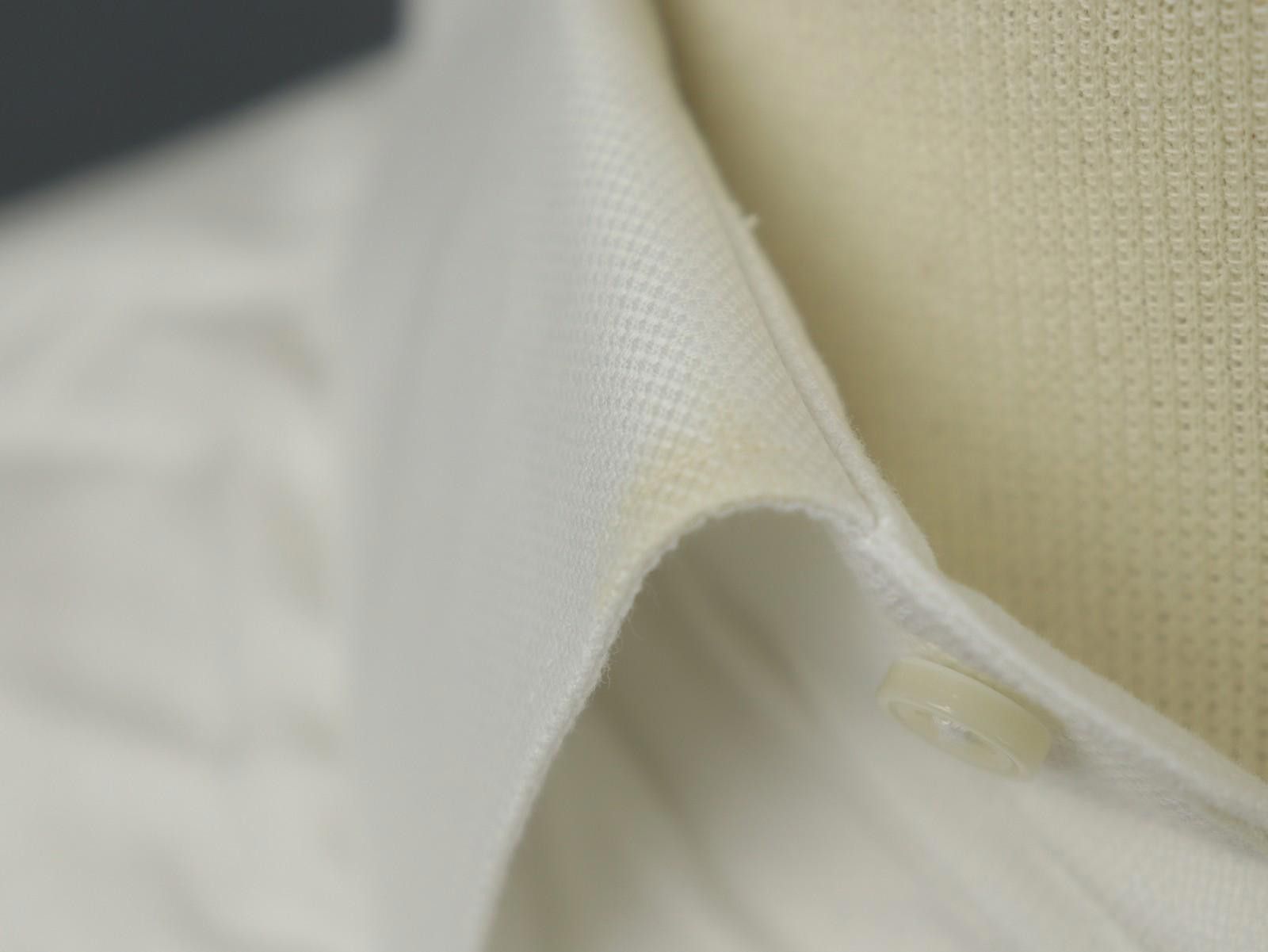 Suitsupply Suitsupply White Cotton Collared Slim Dress Shirt Size 40 Size 38R - 7 Thumbnail