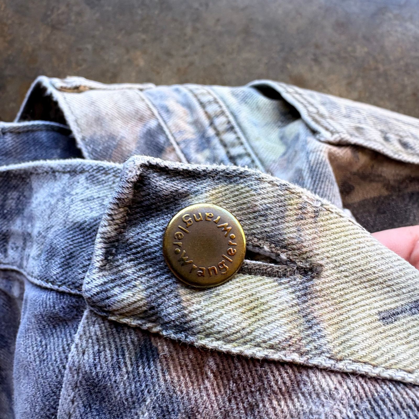 Wrangler Faded Vintage Baggy Camo Wrangler Double Knee jeans Size US 40 / EU 56 - 5 Thumbnail