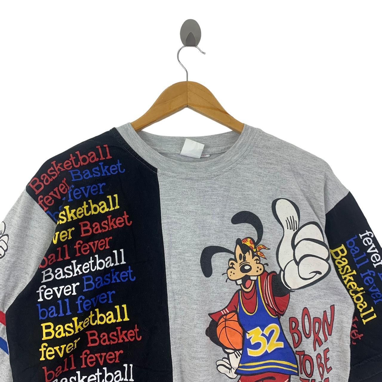 Vintage Vintage GOOFY BASKETBALL DISNEY Over Print Tee Shirt Top Size L / US 10 / IT 46 - 2 Thumbnail