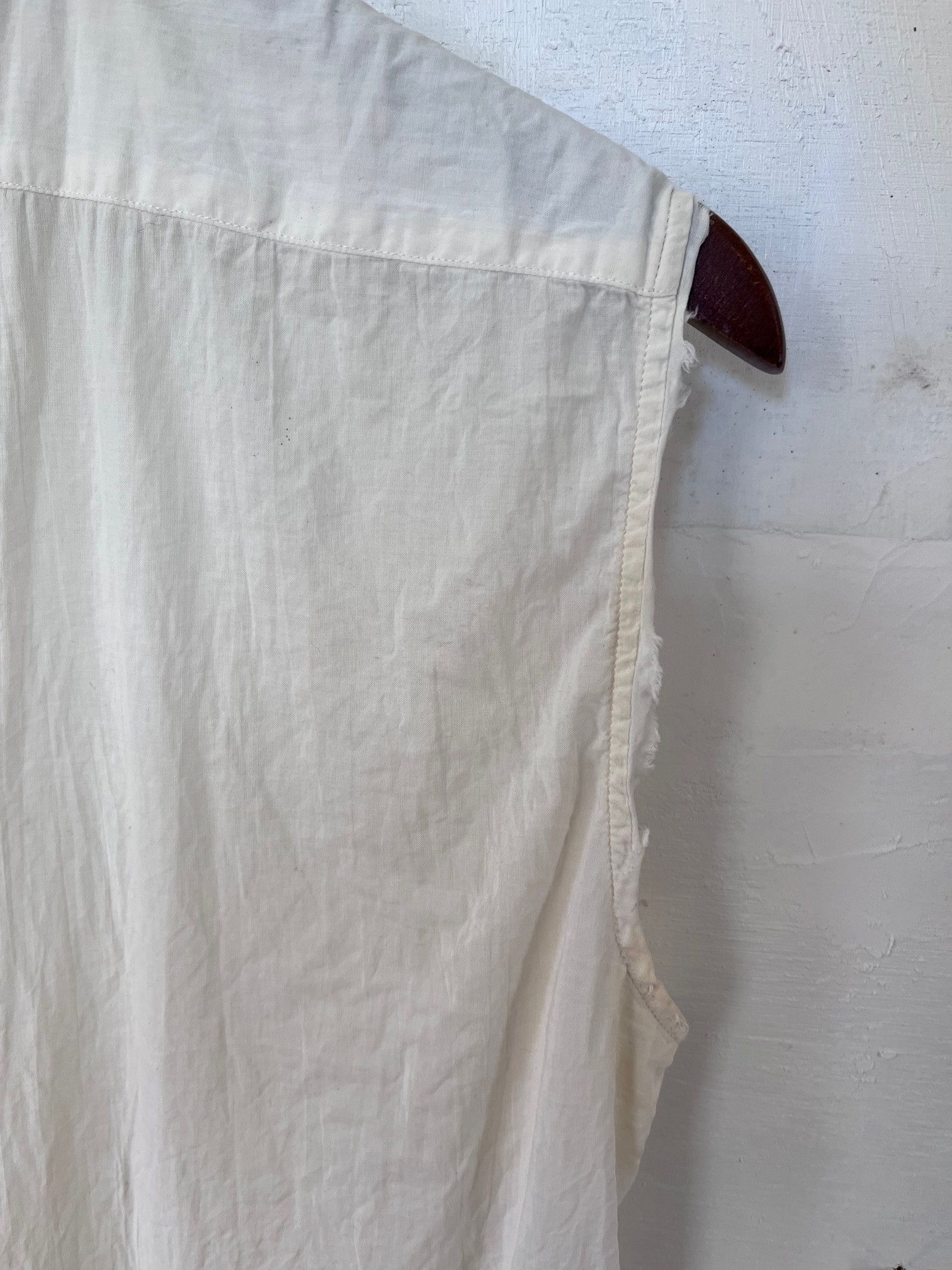 Ann Demeulemeester DELETING SOON - RARE VINTAGE SLEEVELESS SHIRT Size US XS / EU 42 / 0 - 9 Thumbnail