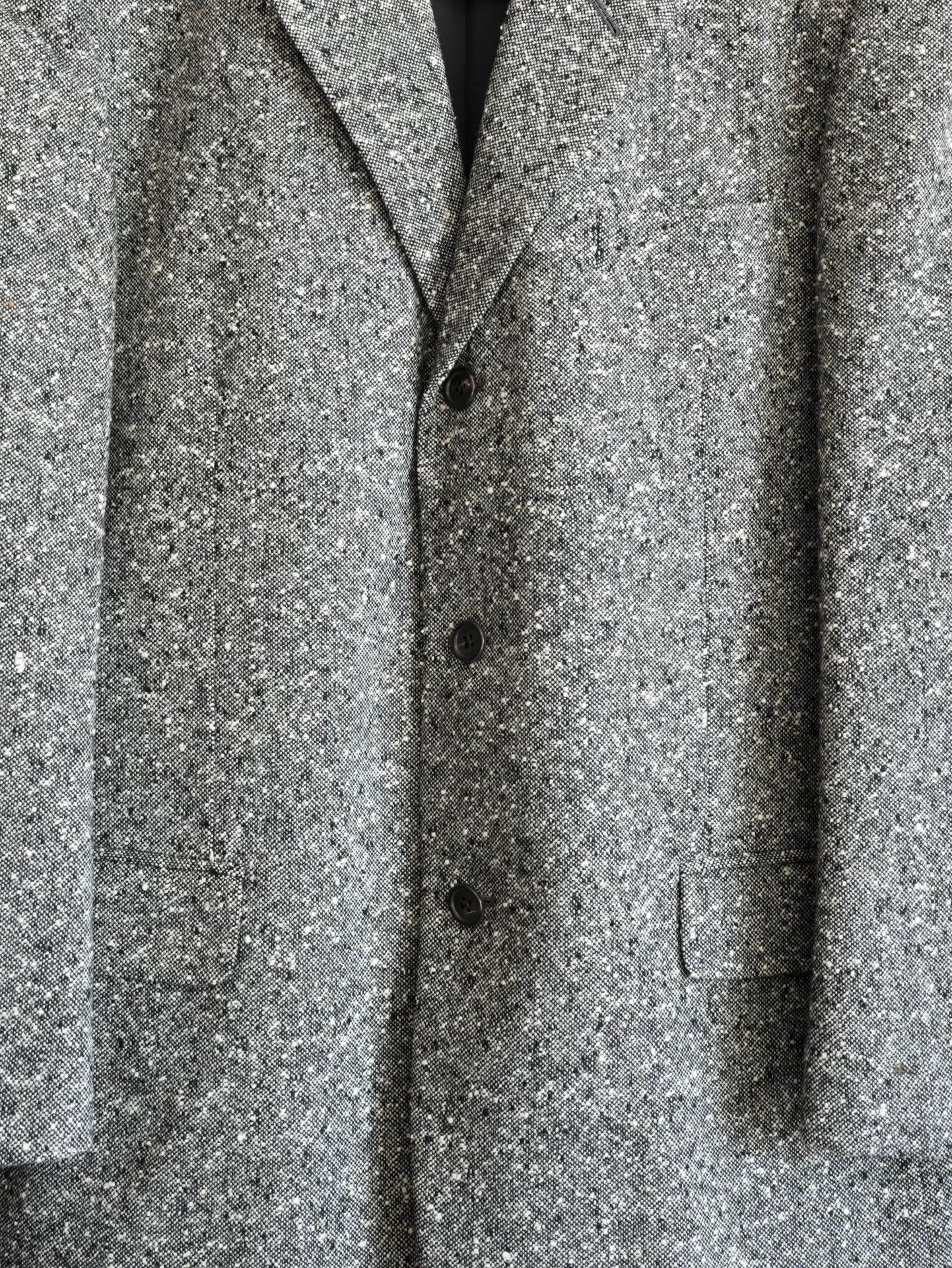 Yohji Yamamoto Yohji Yamamoto 10SS BW Textured Jacket Size 4 Size US XL / EU 56 / 4 - 3 Thumbnail