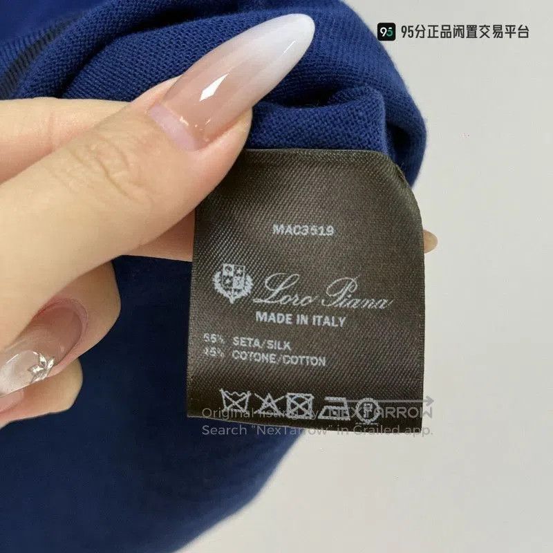 Loro Piana Loro Piana Blue Casual Loose Round. Size US M / EU 48-50 / 2 - 2 Thumbnail