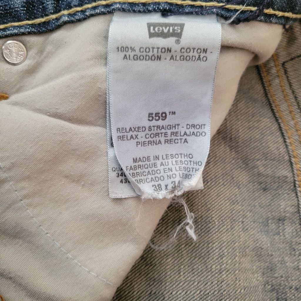 Levi's Levi's Relaxed Straight 100% Cotton Jeans Size 38/34 Men's Size US 38 / EU 54 - 10 Thumbnail