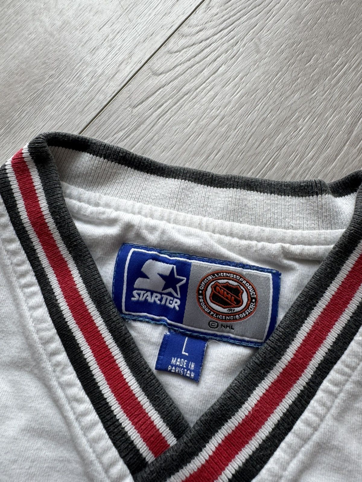 NHL × Starter × Vintage Chicago Blackhawks Vintage jersey/shirt Size US L / EU 52-54 / 3 - 4 Thumbnail