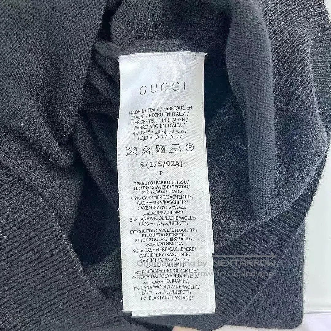 Gucci black high-neck cashmere sweater by gucci. Size US S / EU 44-46 / 1 - 4 Thumbnail