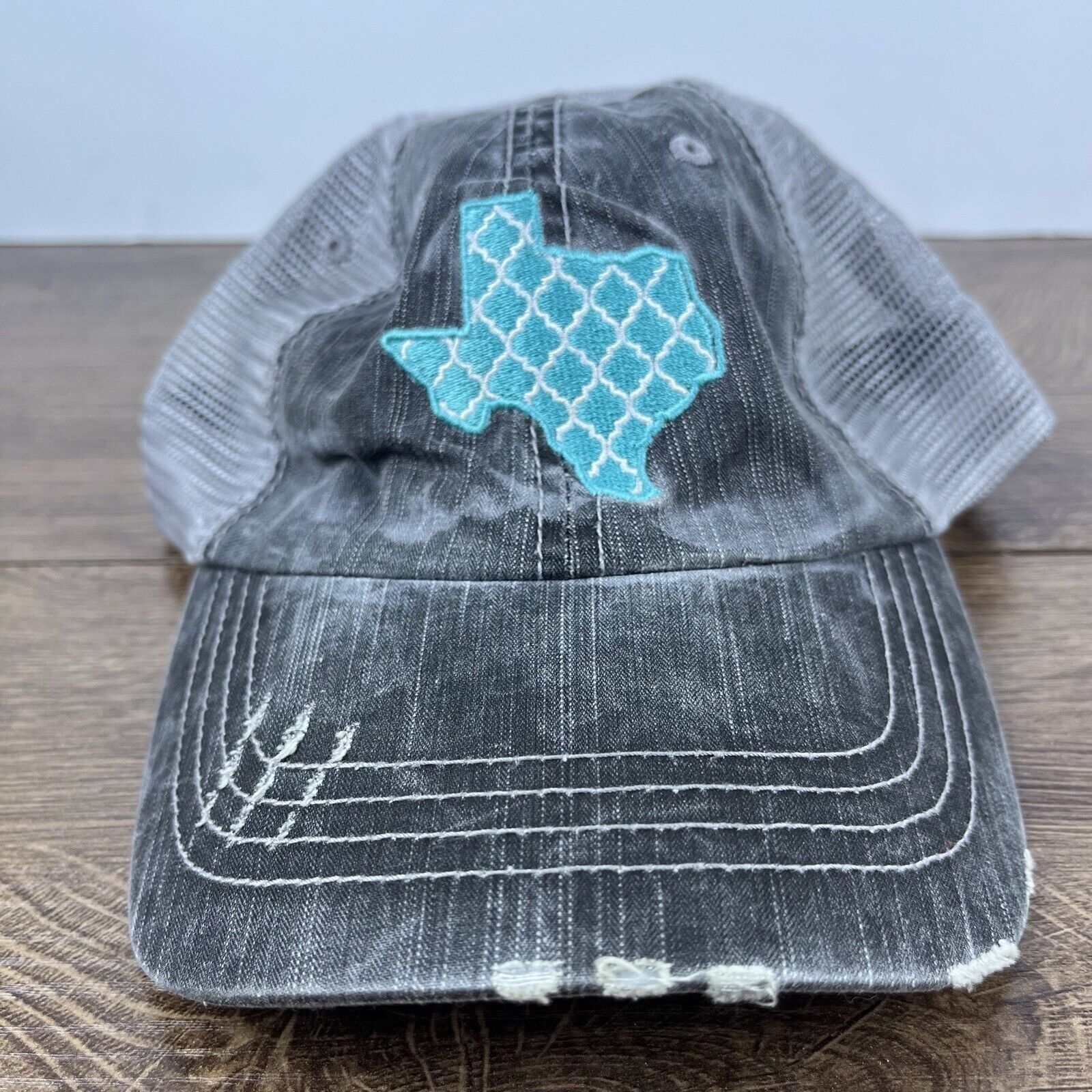 Other Texas Hat Texas State Shape Hat Gray Adjustable Hat Gray Adu Size ONE SIZE - 2 Thumbnail
