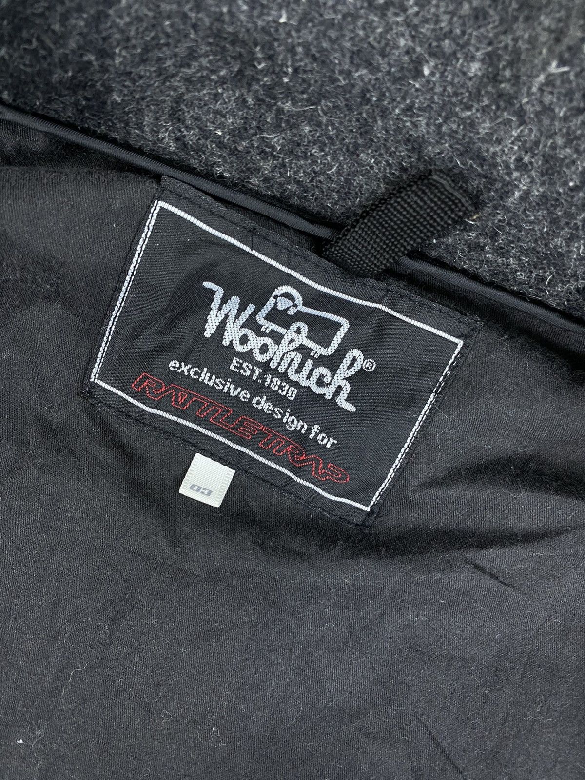 Woolrich Woolen Mills 🔥Vintge Woolrich X Rattle Trap Grey Checked Wool Jacket Size US M / EU 48-50 / 2 - 12 Thumbnail
