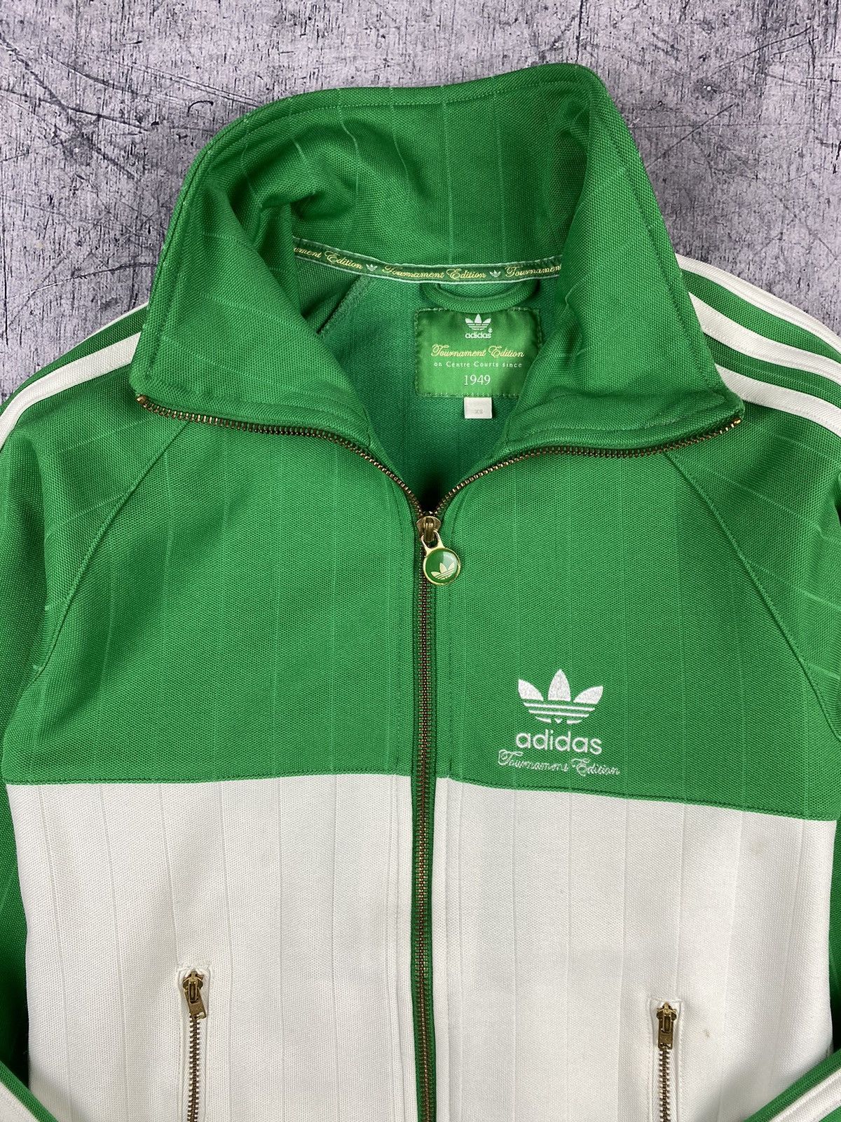 Adidas × Vintage Vintage Adidas Tournament Edition Zip Up Jumper Jacket Size US XS / EU 42 / 0 - 7 Thumbnail