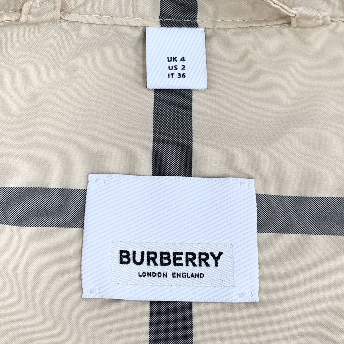 Burberry Burberry Bbr Brown Plaid Hooded Drawstring Zip Jacket Size XS / US 0-2 / IT 36-38 - 5 Thumbnail