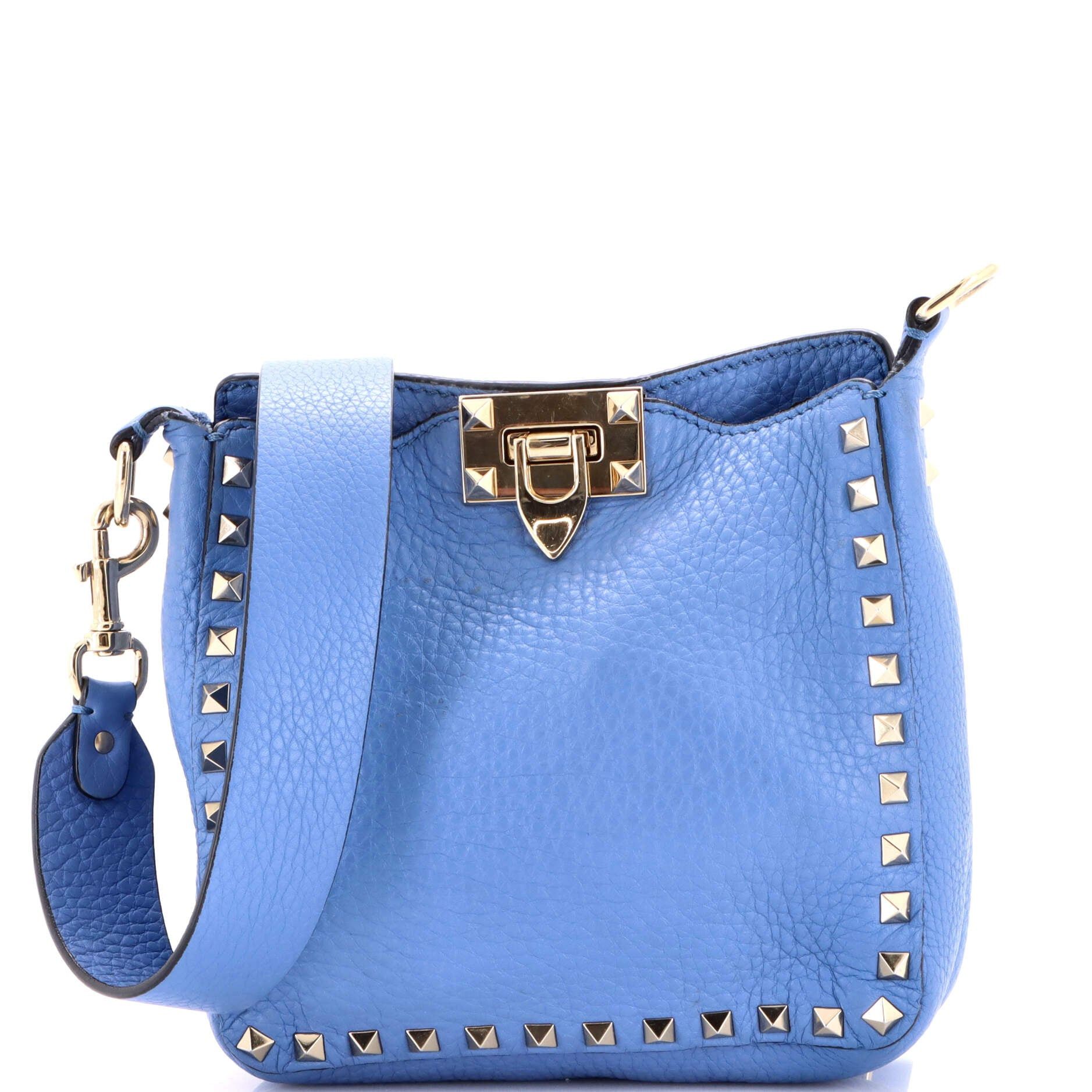 Rockstud Flip Lock Messenger Bag