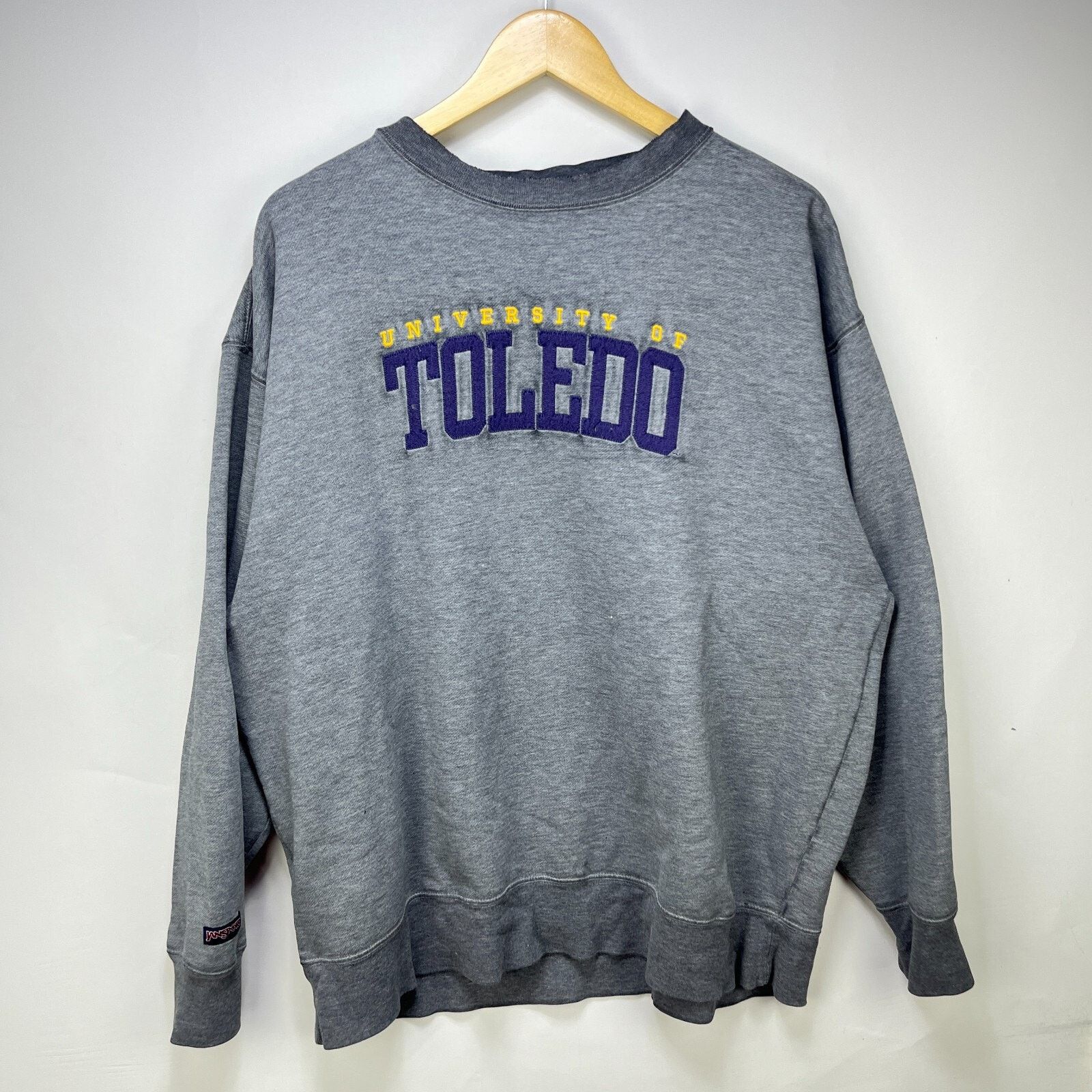 Vintage Vintage University of Toledo Sun Faded Sweatshirt XL Rockets Size US XL / EU 56 / 4 - 1 Thumbnail
