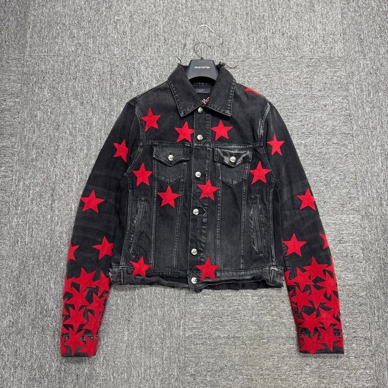 Amiri AMIRI X Chemist Denim Jacket with Stars Size US M / EU 48-50 / 2 - 1 Thumbnail