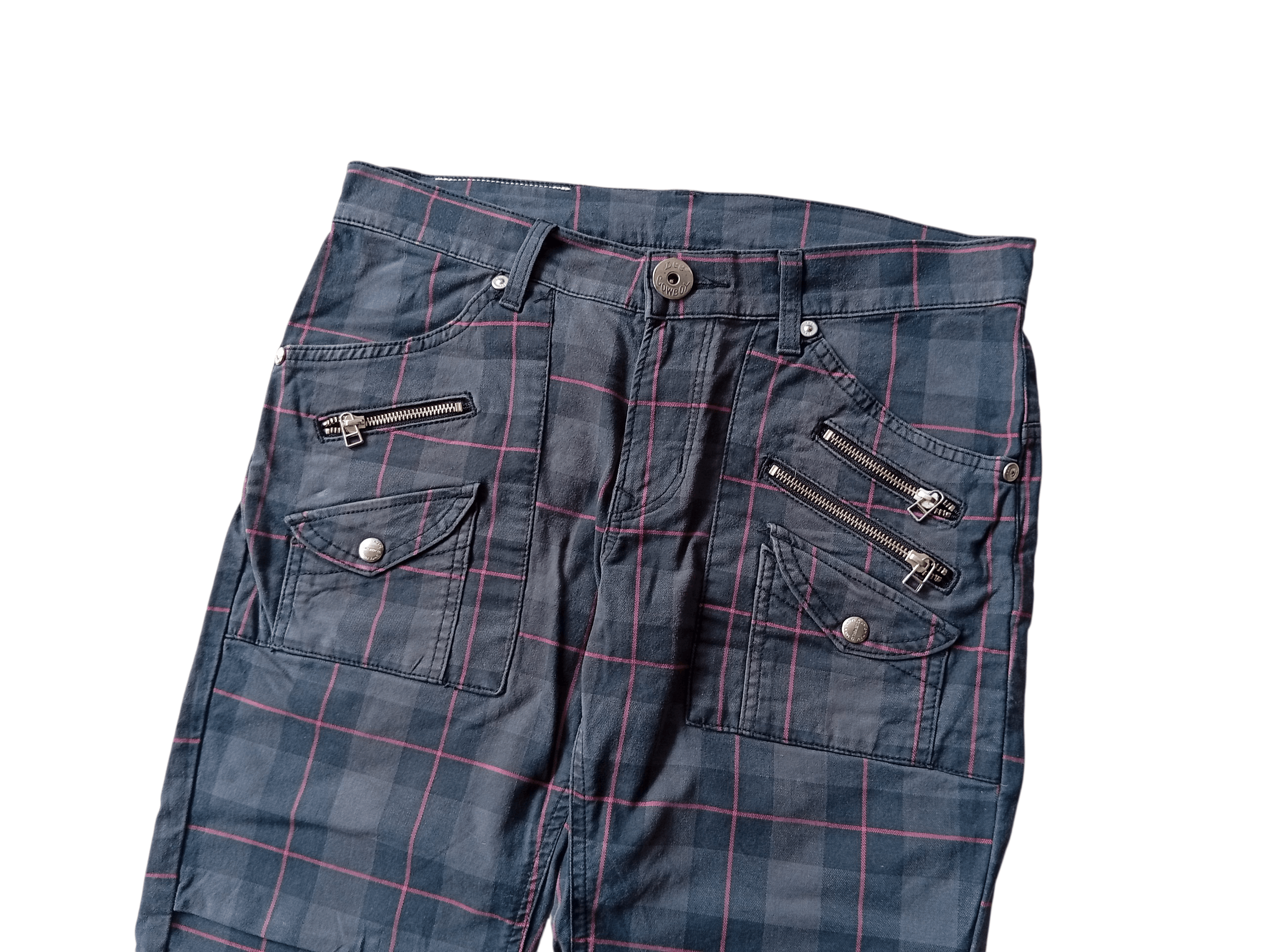 Lee Vintage Lee cowboys bondage plaid pants Size US 32 / EU 48 - 3 Thumbnail