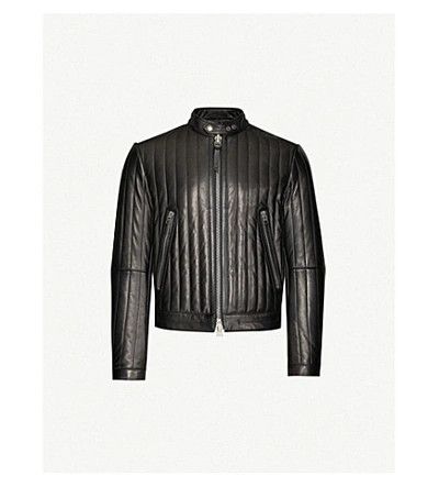 Tom Ford o1loc1c0525 TFL722 Leather Jacket in Black Size US S / EU 44-46 / 1 - 1 Thumbnail